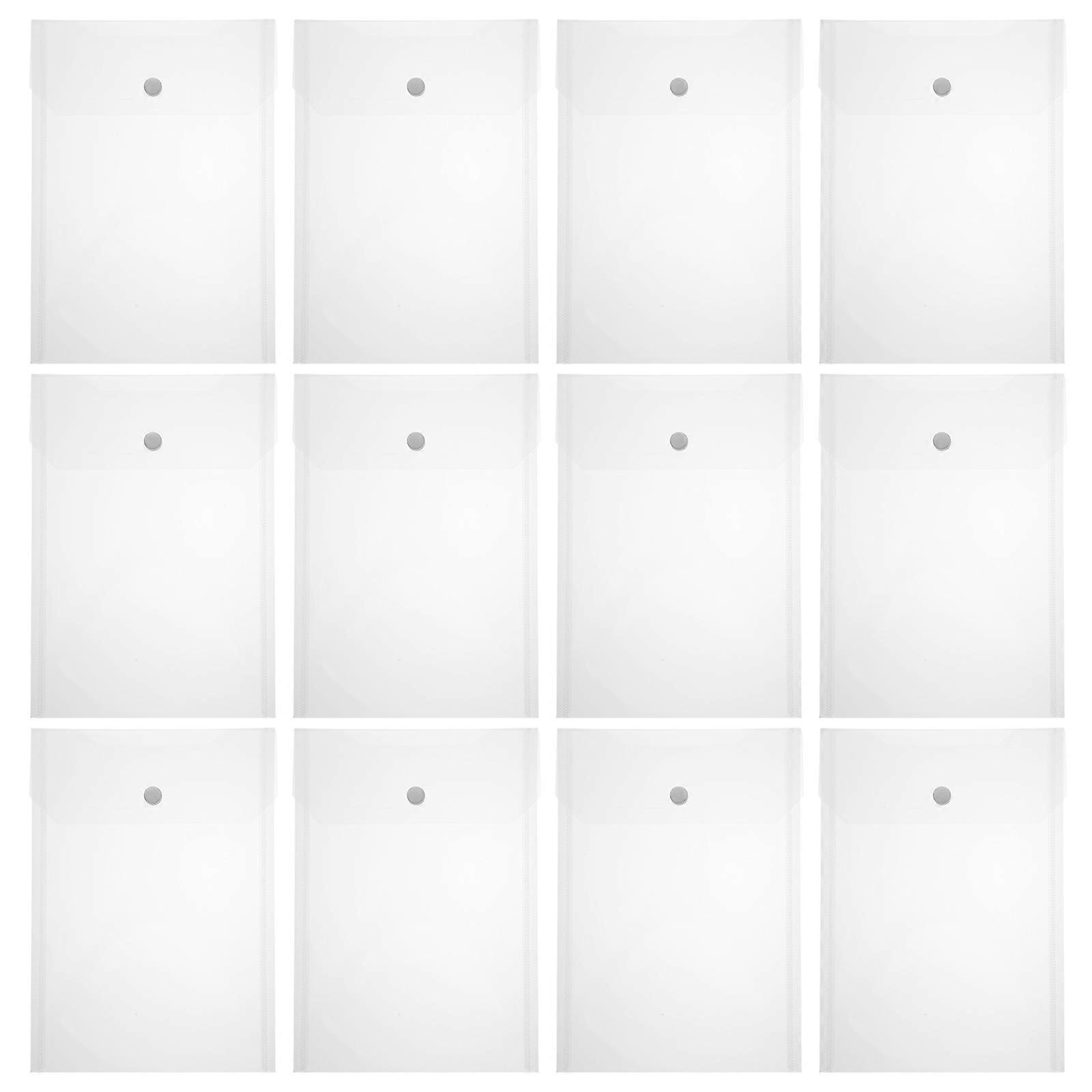 Plastic File Bags for Document Storage Transparent 30Pcs Cutting Die