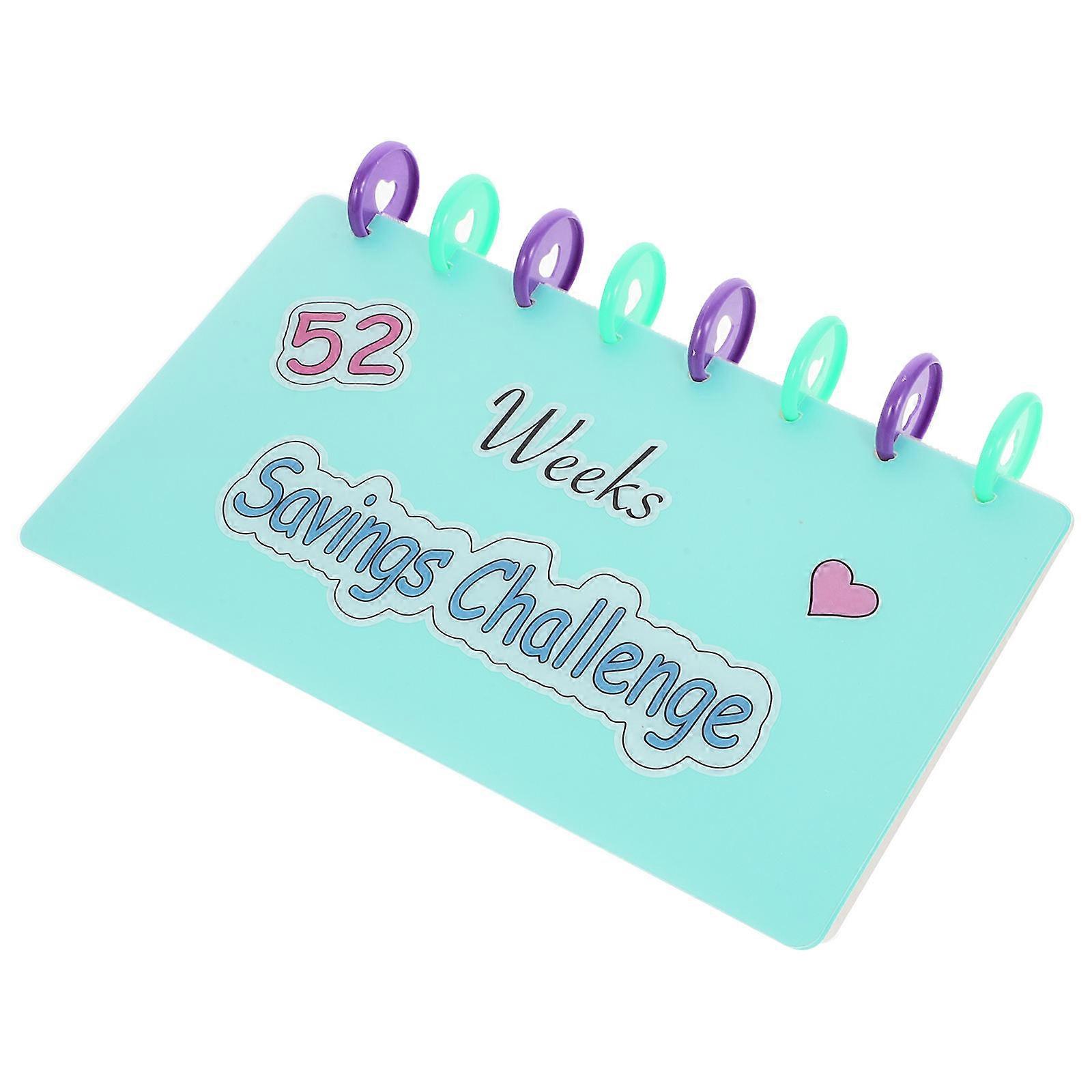 Savings Challenge Binder Budget Binder for Daily Use with Multi Pouches Organizer