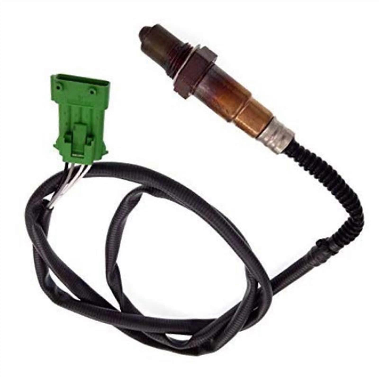 Oxygen O2 Sensor 0258006026 0258986615, Compatible With 1628EC 1628HQ, OEM Part 9635978980 96229976, 1 Pc Black