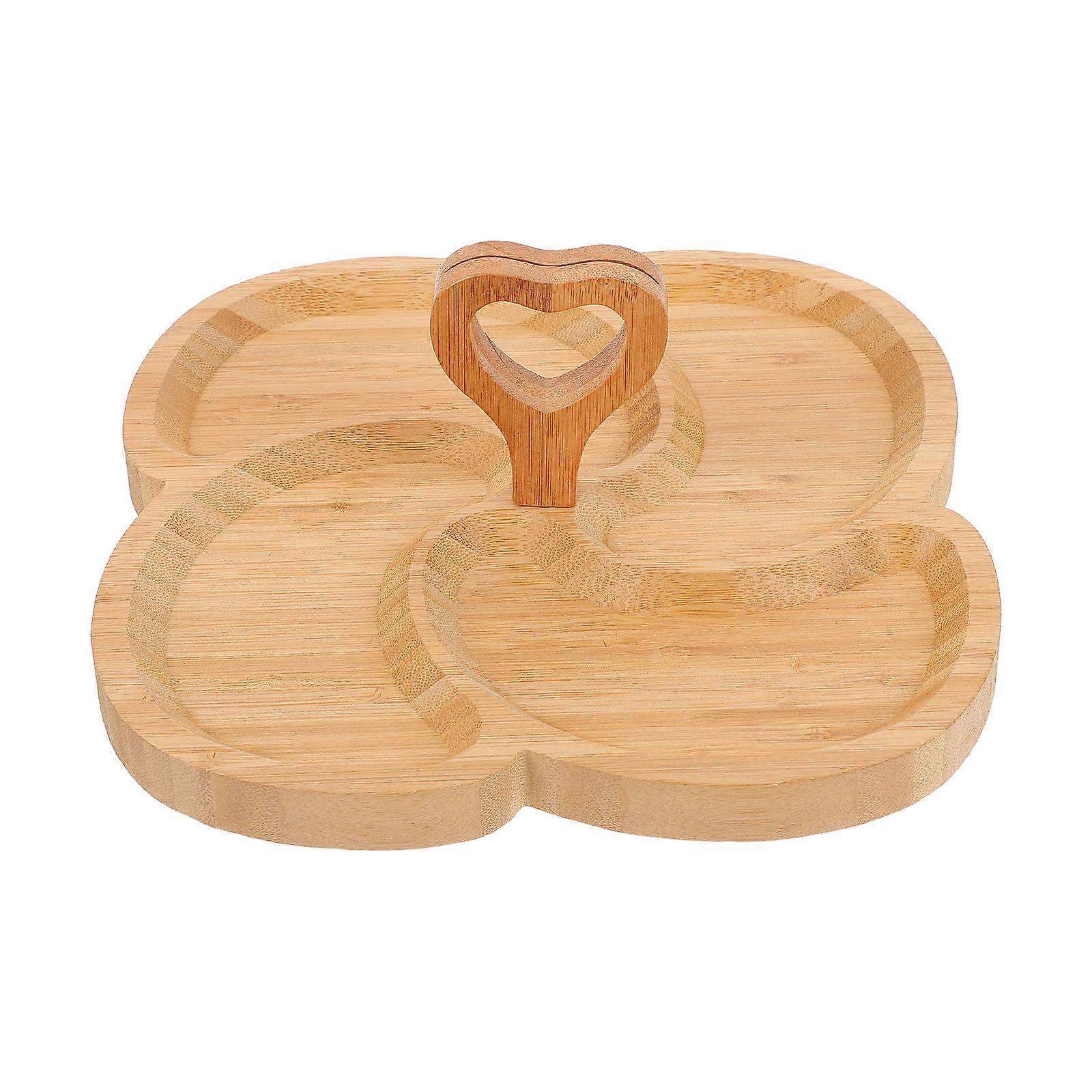 Practical Bamboo Tray Food Storage Tray for Storage Use 1Pcs