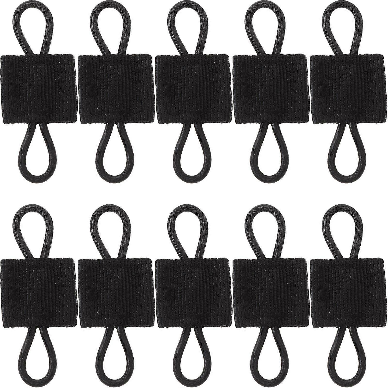 Nylon Black Interphone Fastener Clip for Reliable Fixing 80Pcs