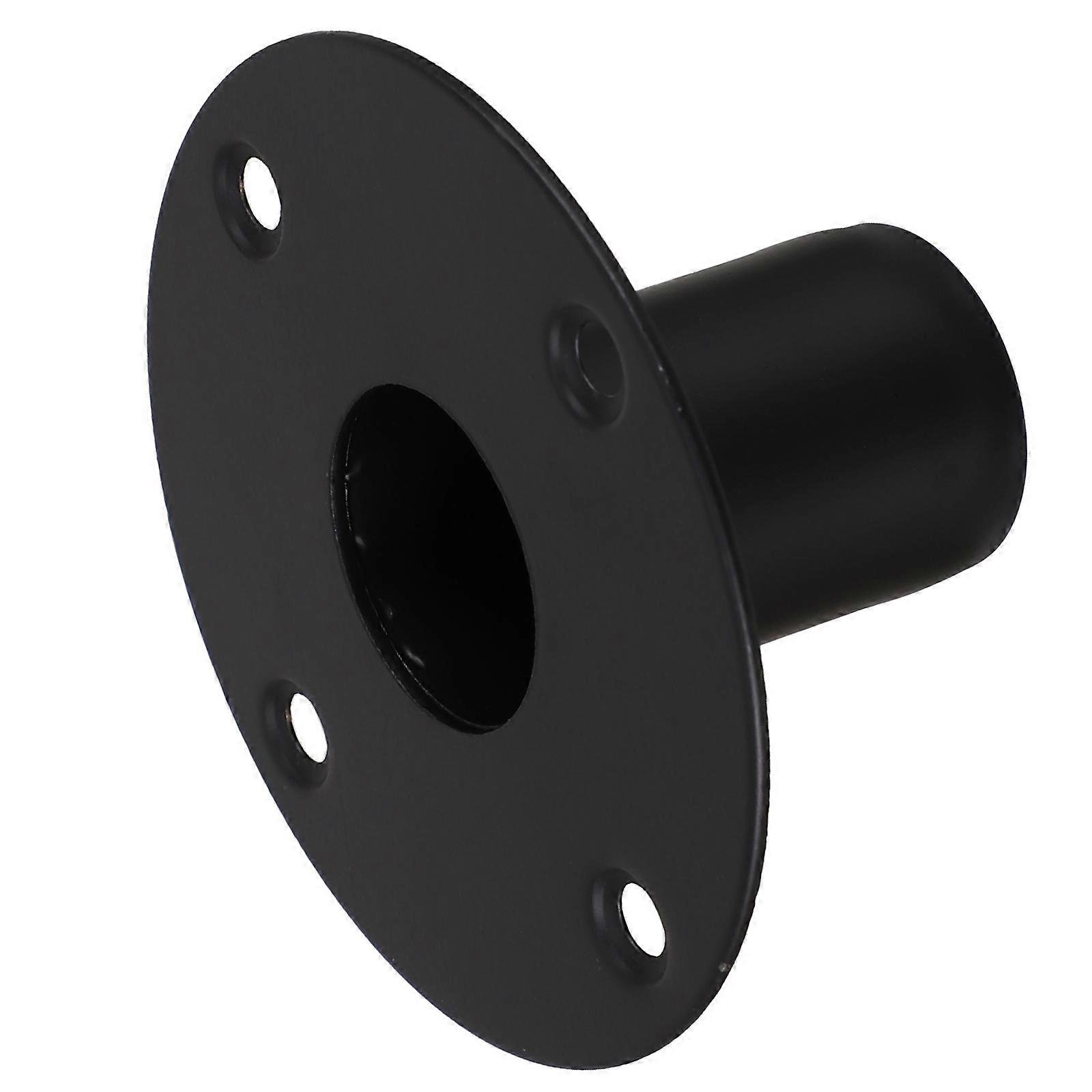 Black Iron Speaker Mount Bracket for Speaker 2Pcs Stable Stand Base
