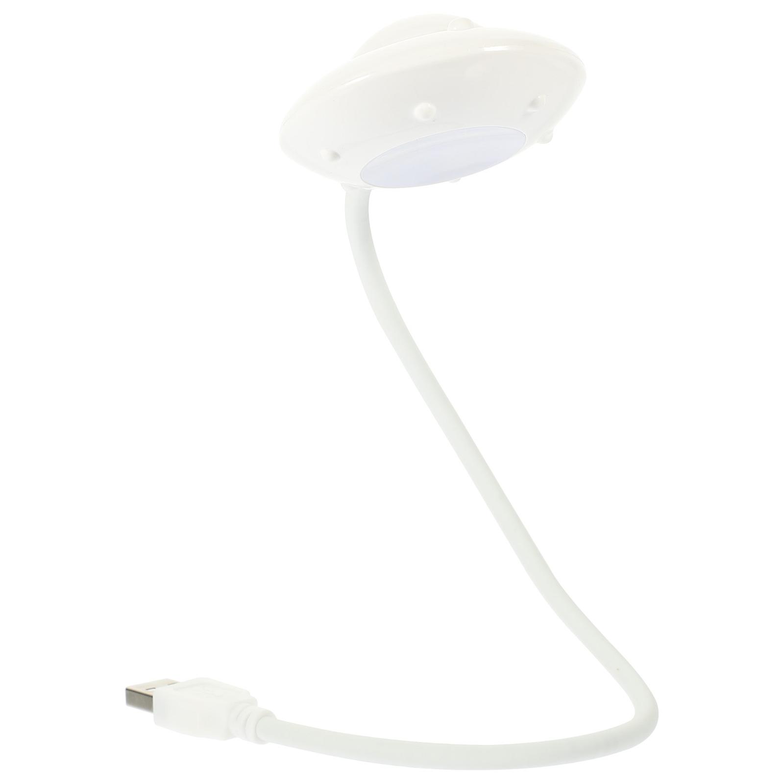 Flying Saucer Shape USB Table Lamp for Reading Desk Light 2Pcs