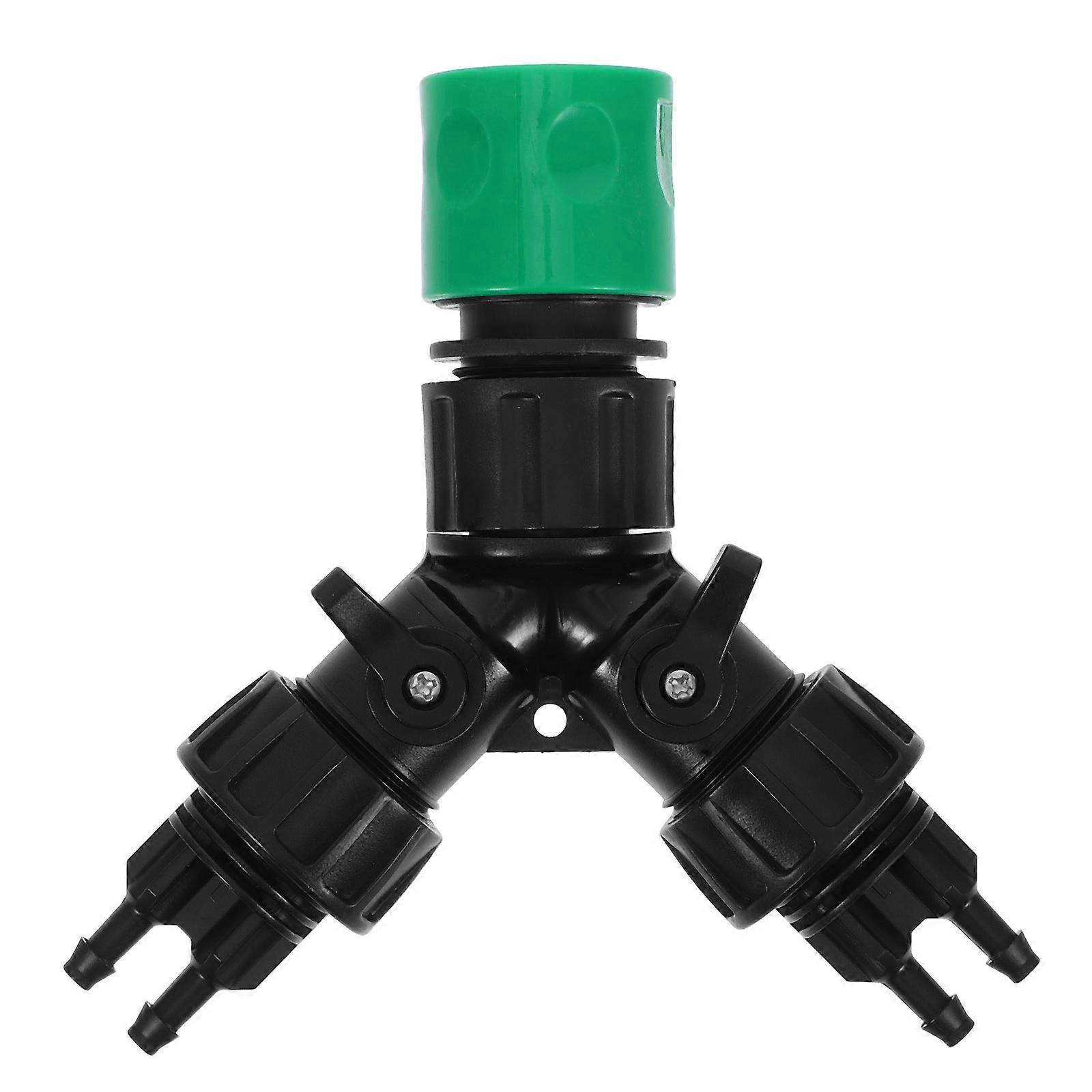 PVC Garden Hose Splitter Hose Splitter for Watering System 2Pcs