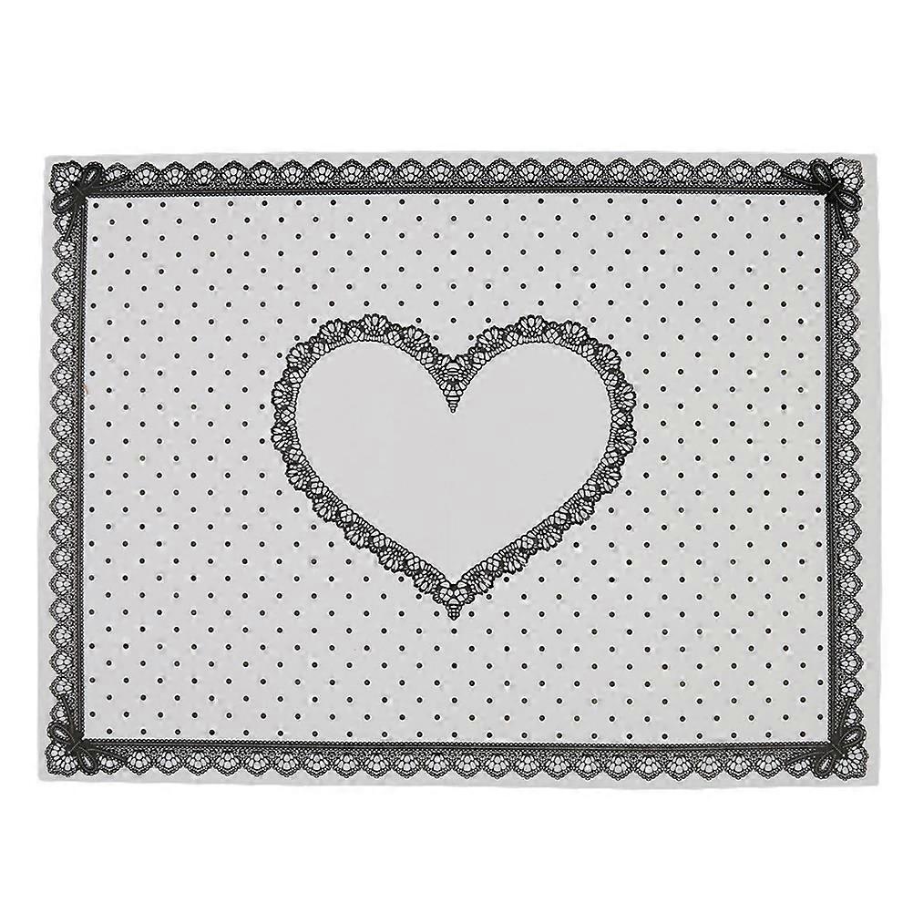 Nail Manicure Tool Silicone Nail Mat for Table Mat 2Pcs White