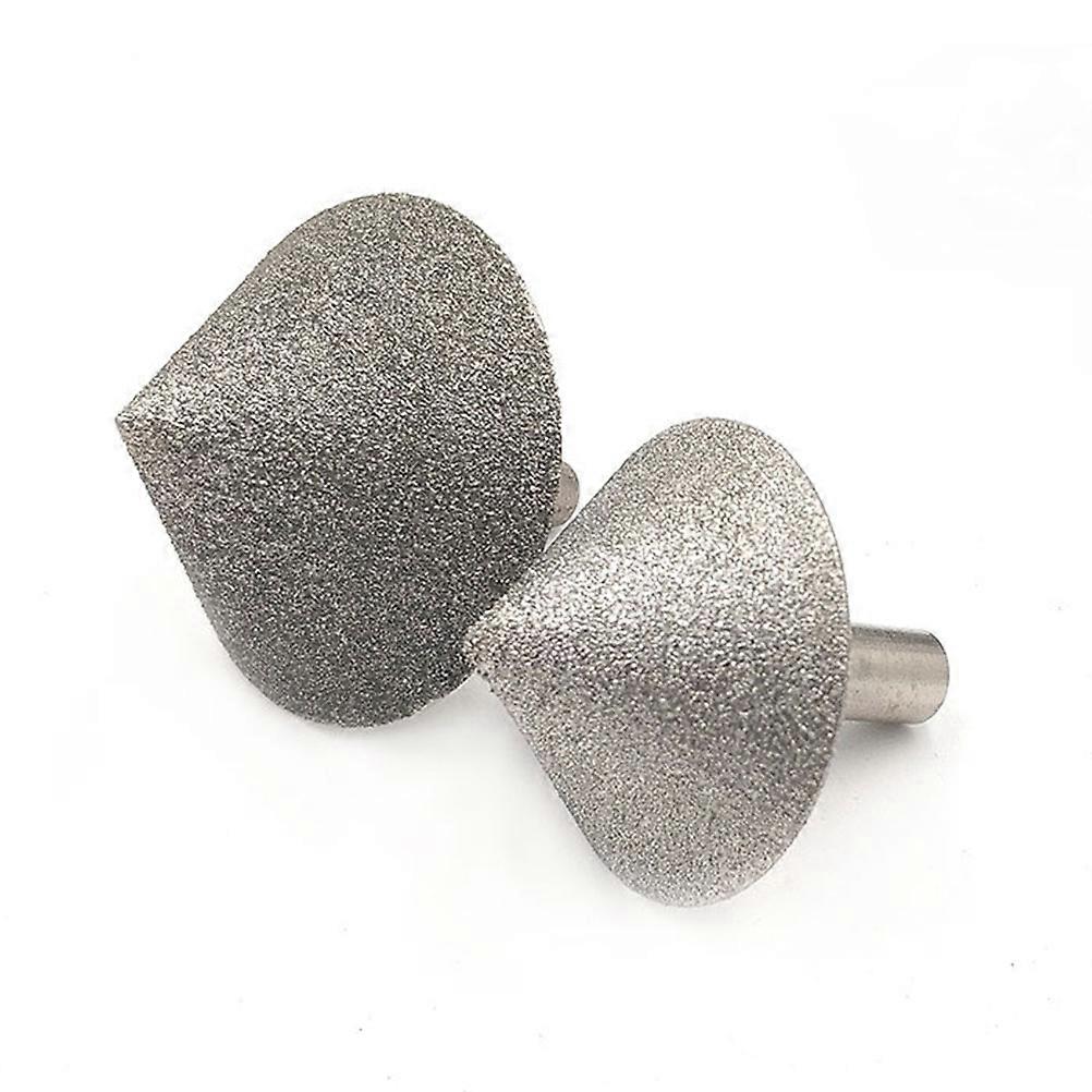 Electroplating Adamas Grinding Head Chamfering Device For Glass Processing Diameter 20mm Tapered Design 1Pcs