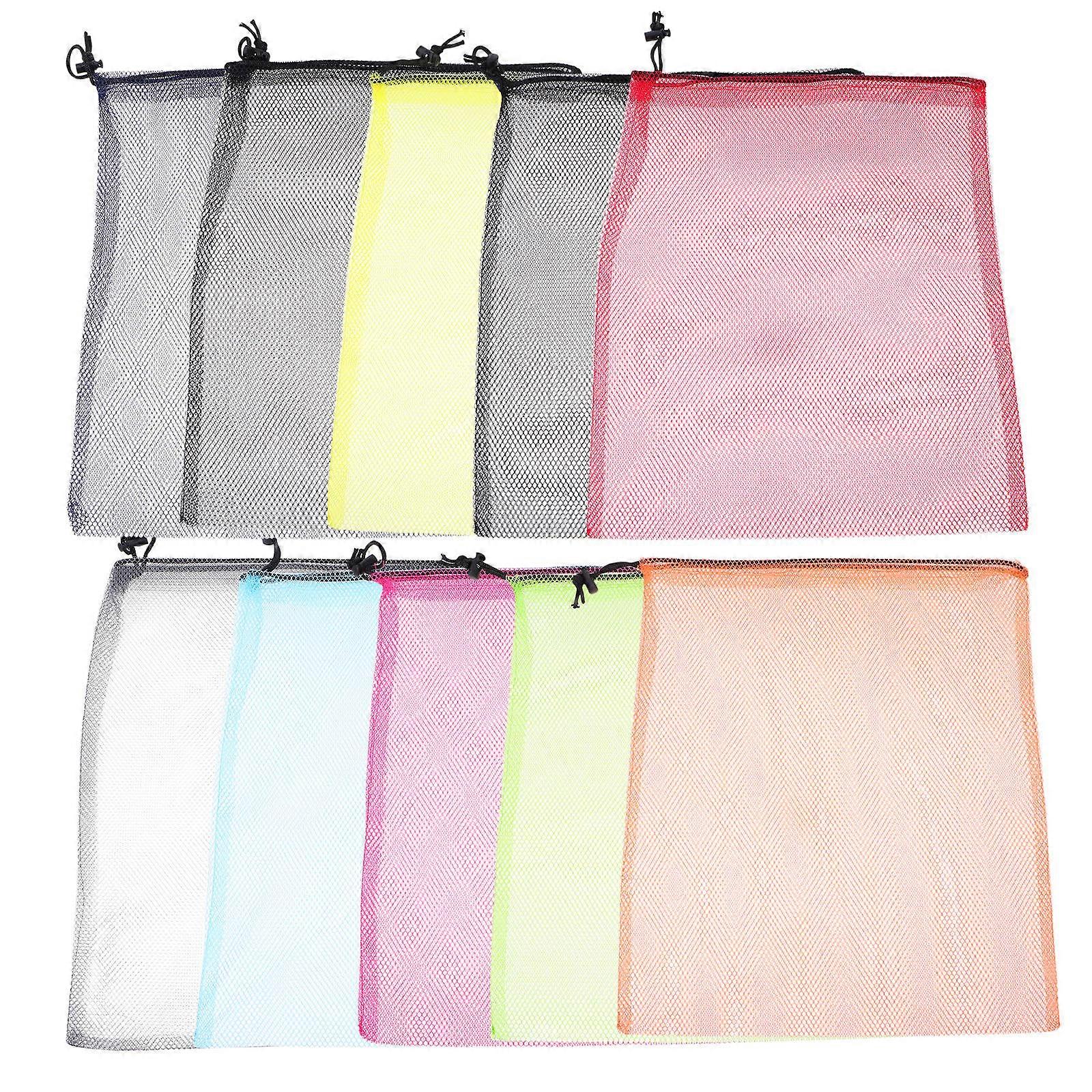 Shopping Bags Drawstring Cotton Bag for Storage Use 30Pcs Assorted Color