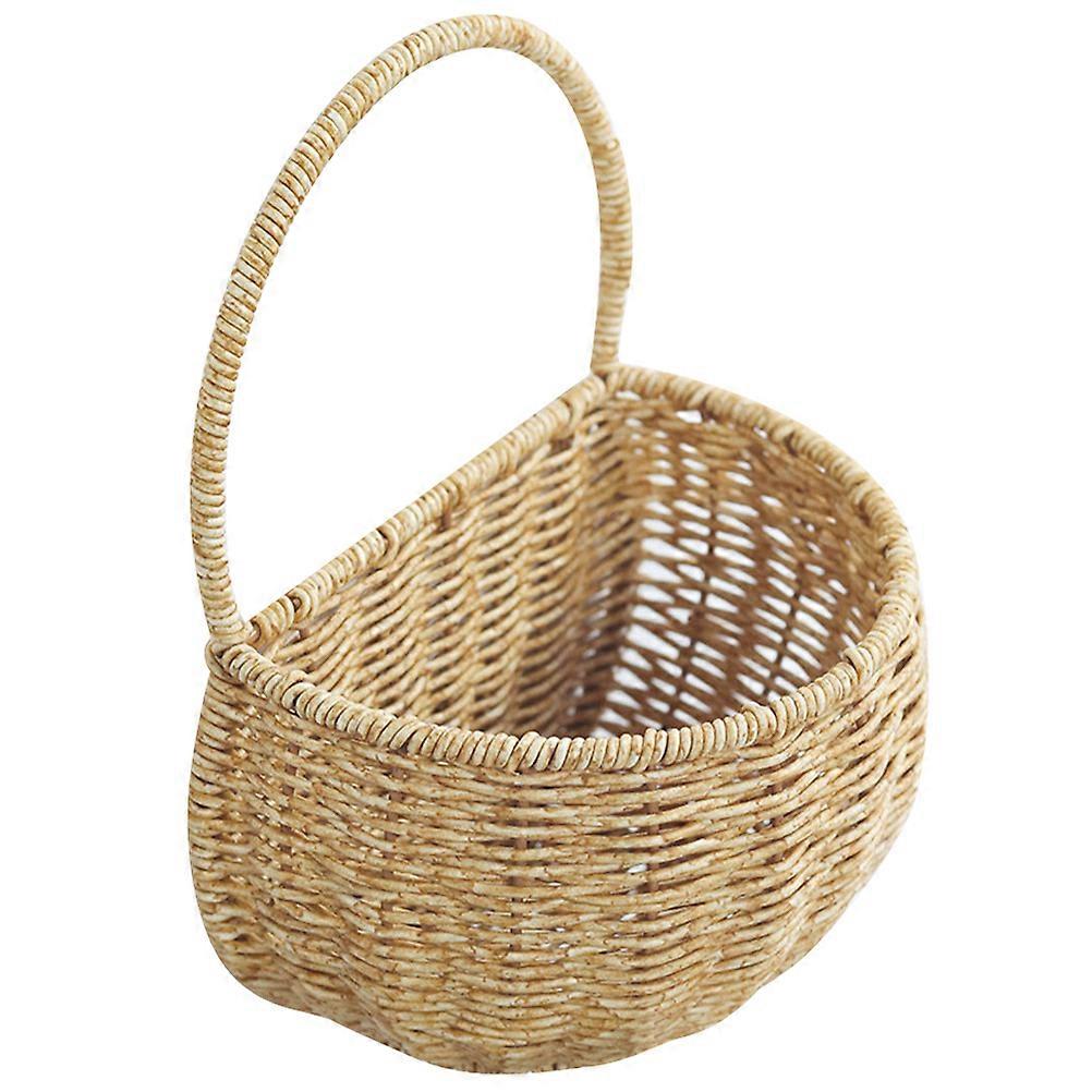 Kitchen Wall Basket Handwoven Fruit Hammock for Hanging Storage 5Pcs
