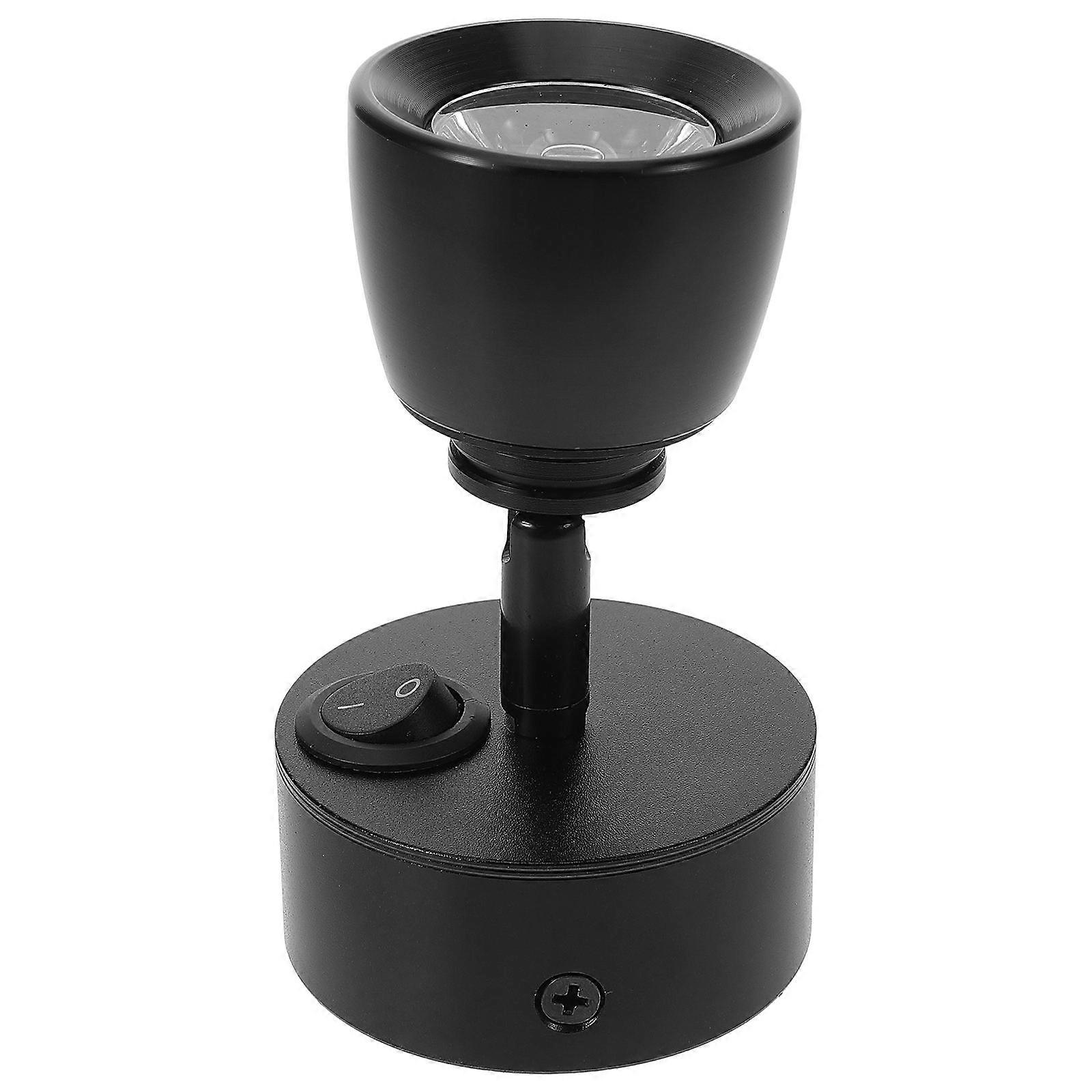 LED Wall Bed Light Black Wall Mounted Reading Lamp for Home 5Sets