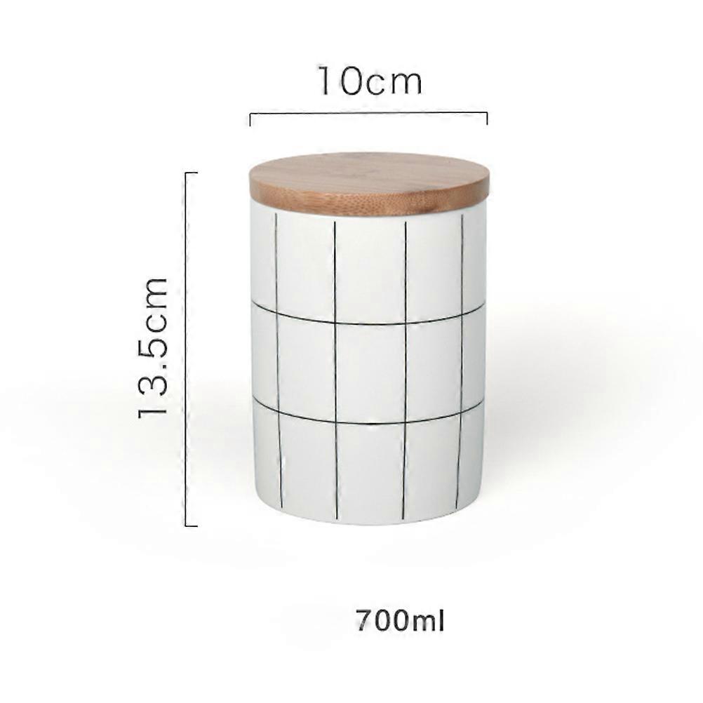 Decorative Porcelain Snack Container For Festive Mantle Holiday Table White 700Ml Storage Solution For Food Containers 1Pack