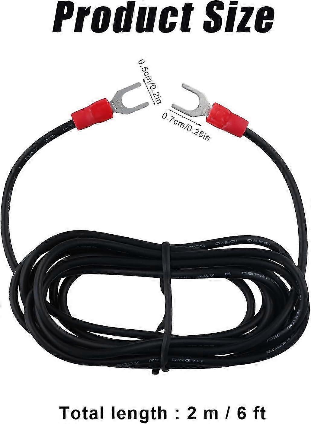 25-26 <a>2Pcs Phonograph Turntable Ground Wire, 6ft Phonograph Ground Wire Turntable