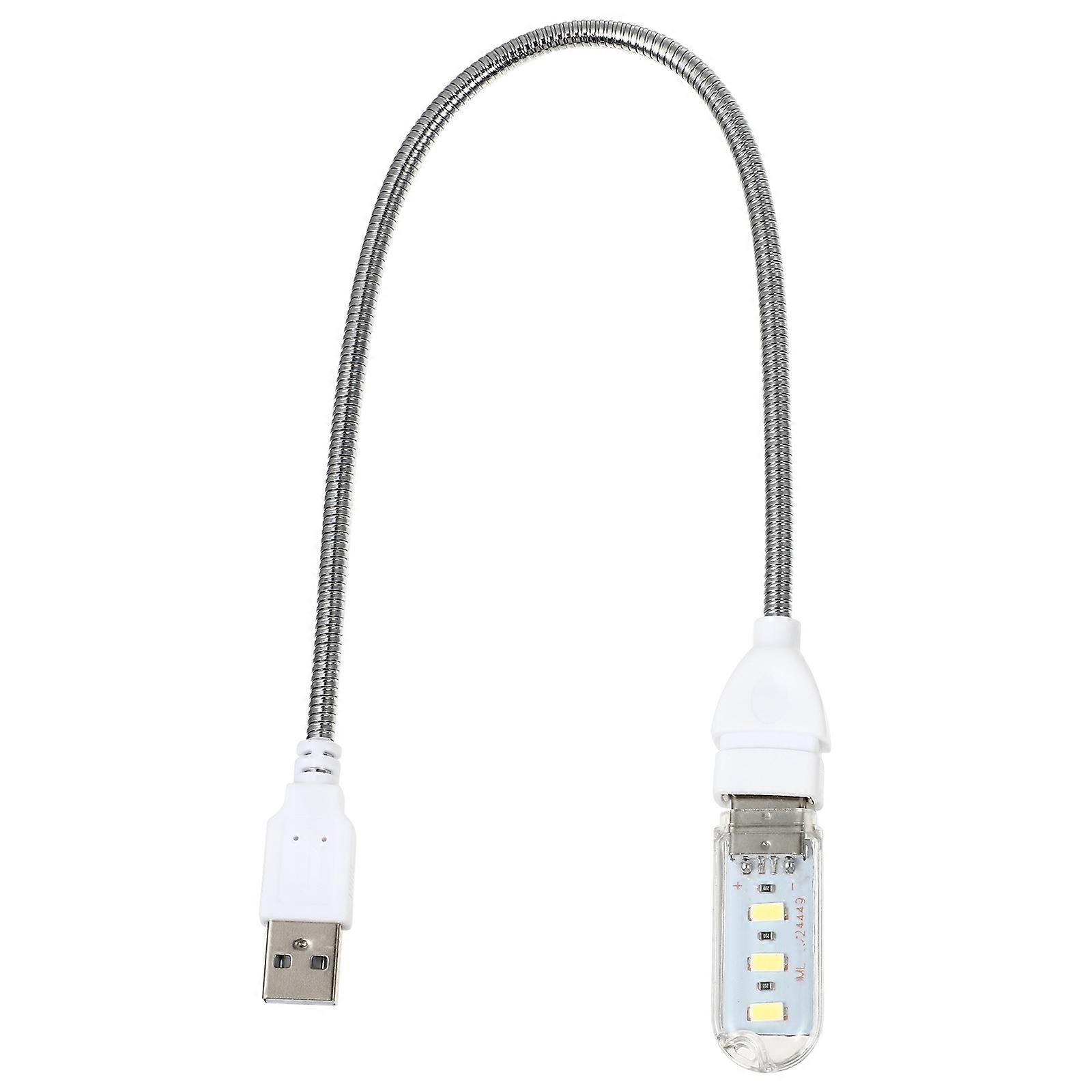USB Lamp Computer Light for Lighting Use 4Pcs Night Lamp with 3 Leds Flexible