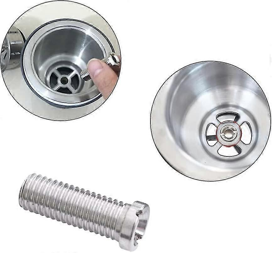 AJOMAN Kitchen Sink Drain Strainer Basket and Sink Drain Stopper, Sink AJOMAN Kitchen Sink Drain Strainer Basket and Sink Drain Stopper, Sink