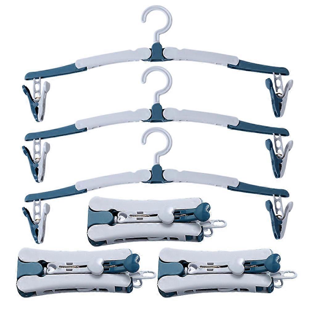 Folding Clothes Drying Racks 18Pcs Travel Hangers Suitable For Home Use Crafted From Sturdy PP Materials