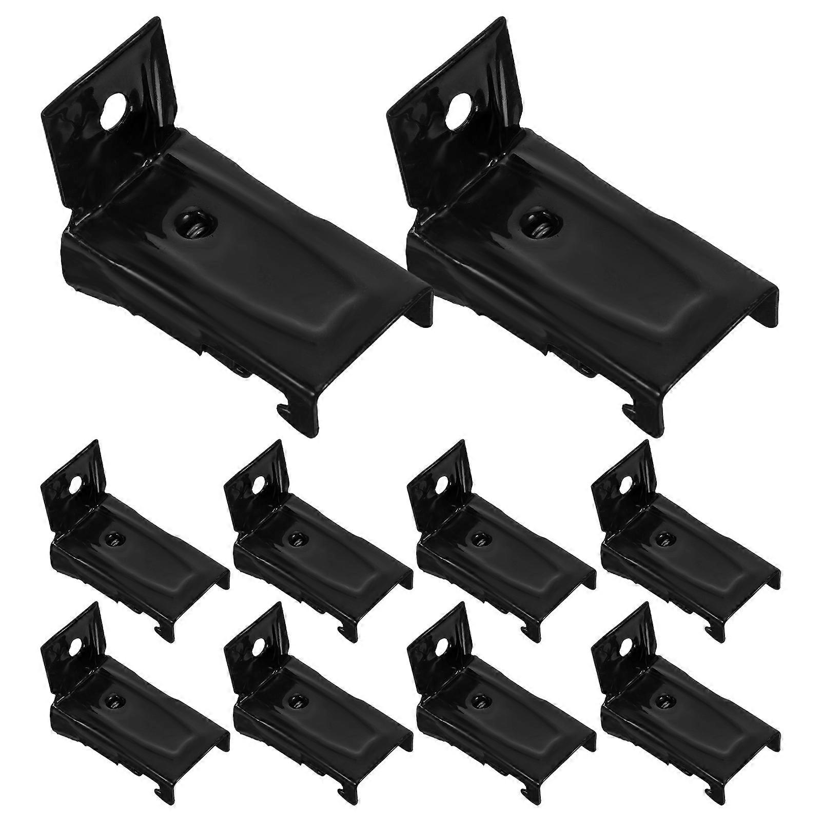 Curtain Track Wall Mount 10Pcs Bendable Rail Brackets for Home Use
