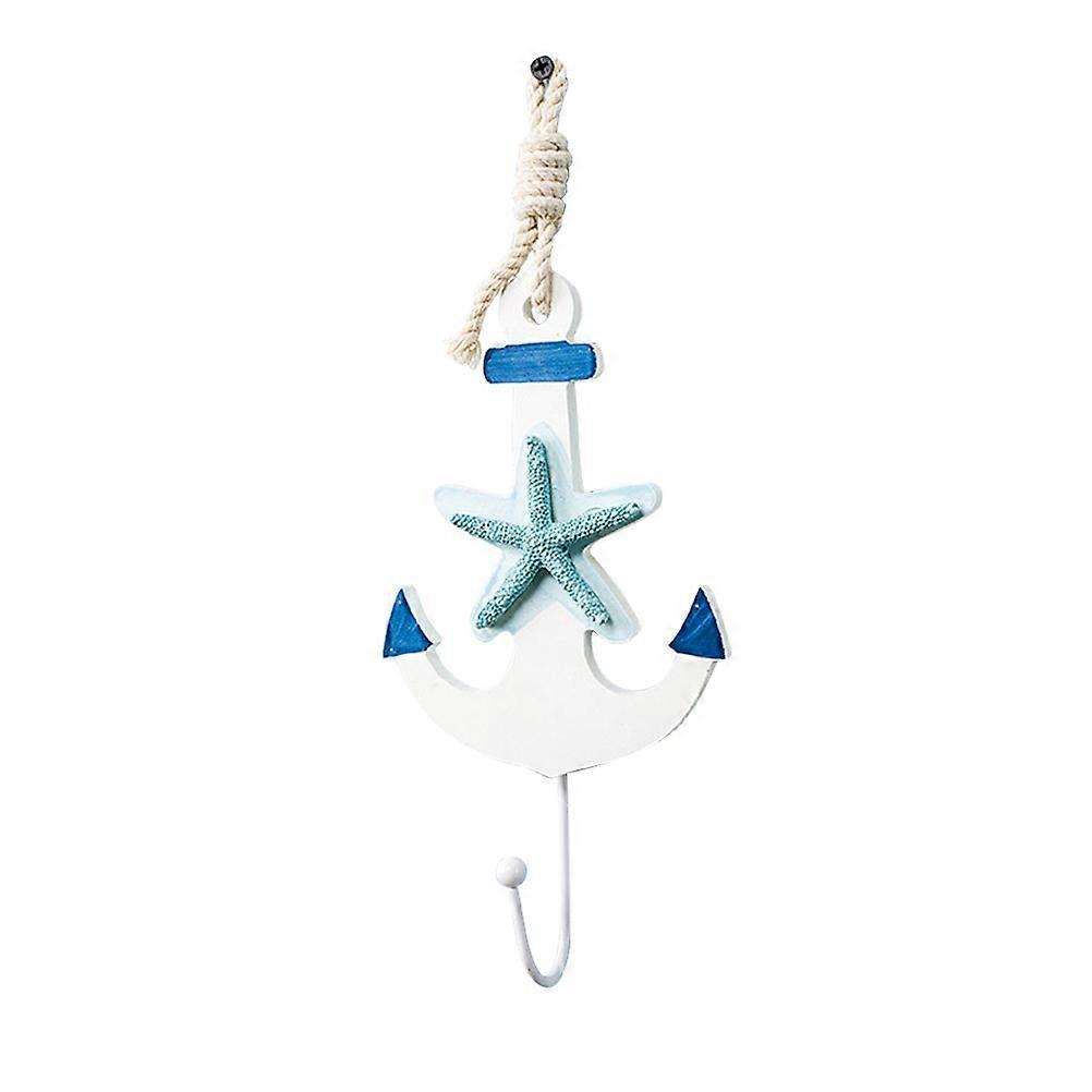 Hanging Hook Wall Hook for Mediterranean Style 3Pcs Clothes Hooks