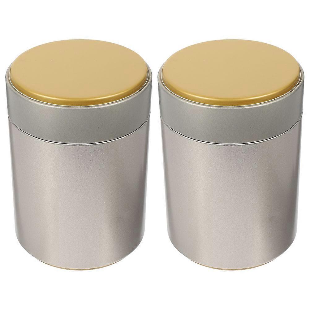 Tinplate Tea Canister Airtight Container for Tea Storage 10Pcs