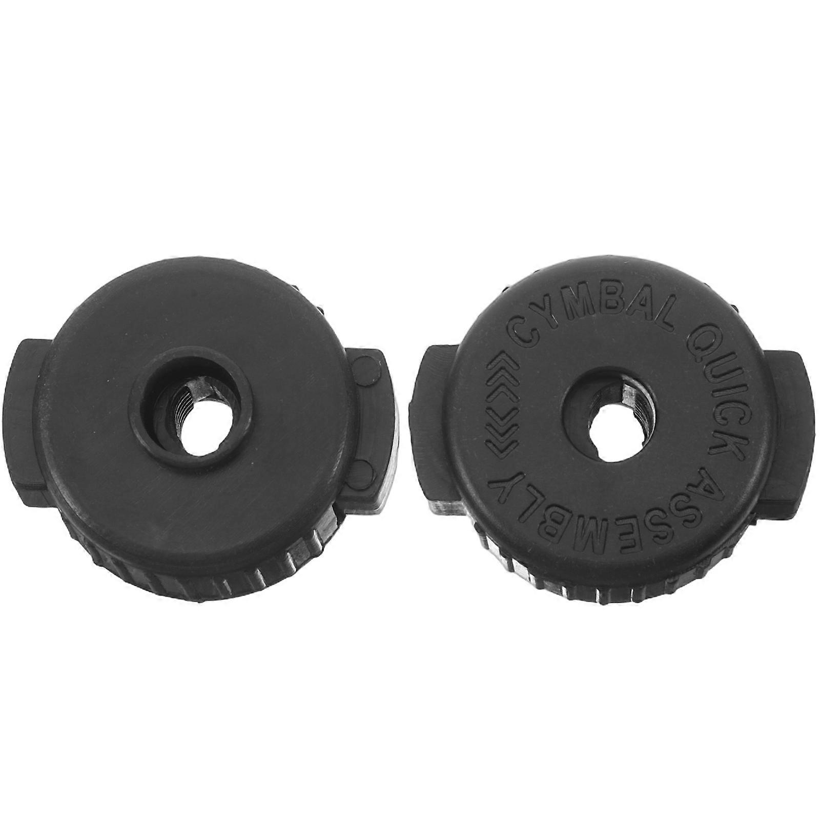 Black Plastic Drum Cymbal Nuts for Quick Release Drum Accessories 6Pcs