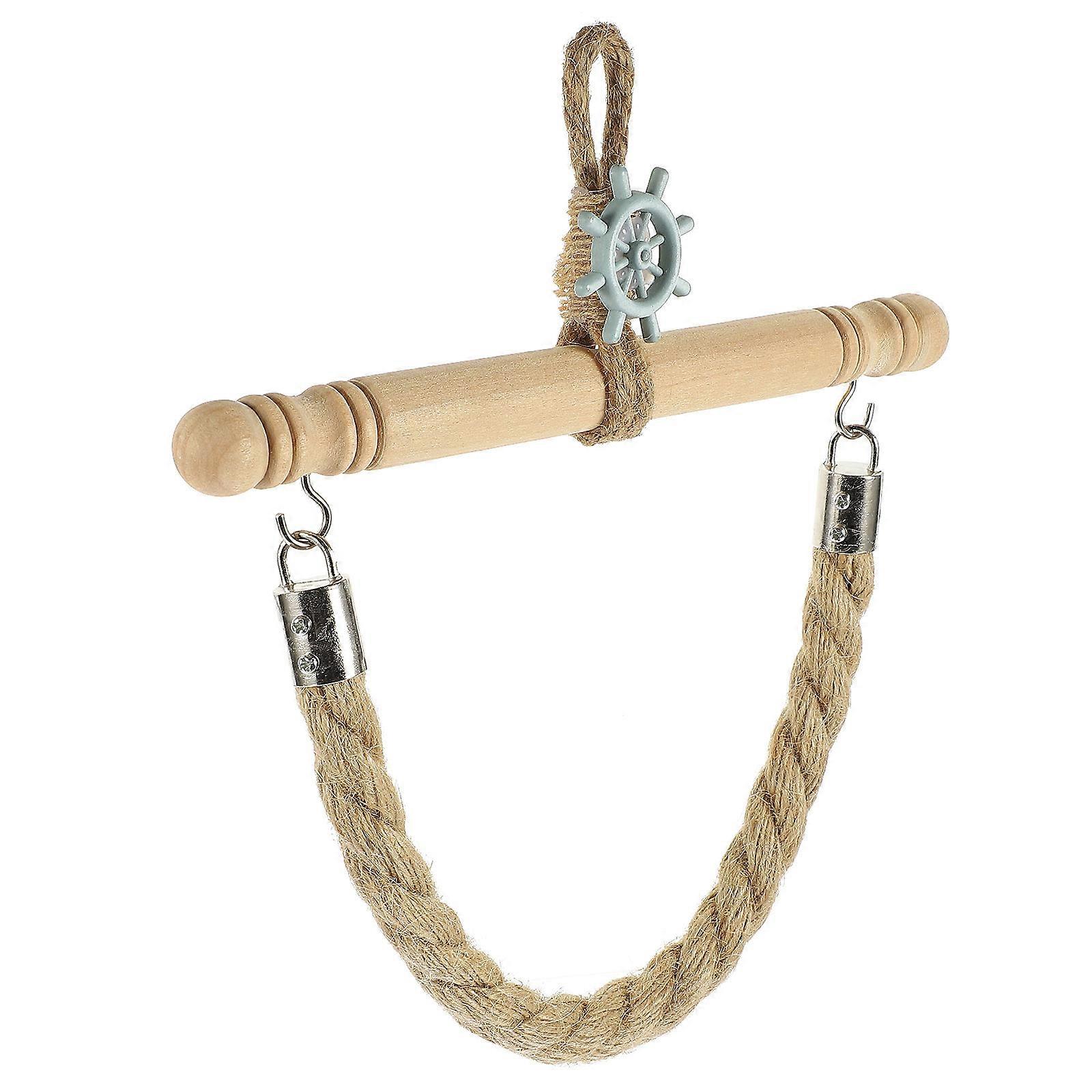 Toilet Roll Holder Stand Made of Rattan for Home Use 4Pcs Mediterranean Style