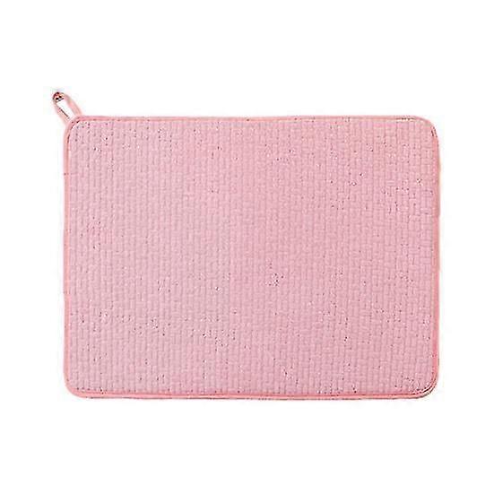 Microfiber Dish Drying Mat Absorbent Pad Large Size Kitchen Counter Mat Dish Drainer Pad Tableware Countertop Protection Mat for Countertops