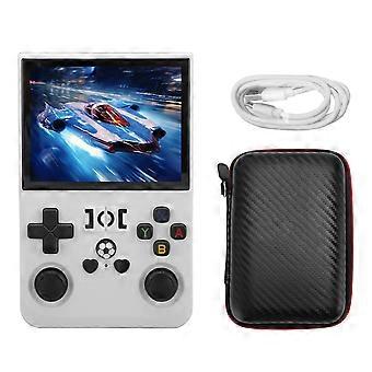 Handheld Game Console Open Source Dual System 3.5in IPS Display Over 18000 Games Retro Gaming Console with Memory Card 128GB