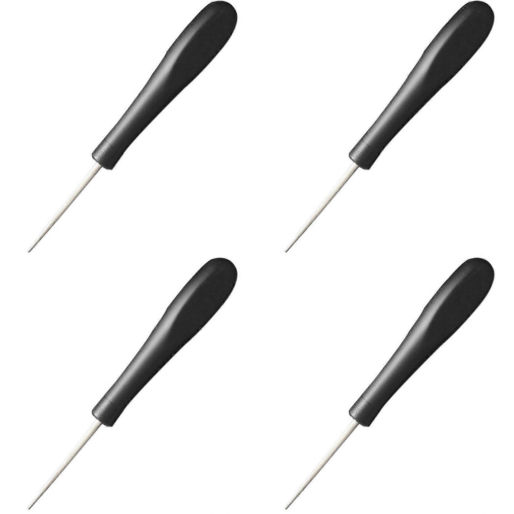 4Pc Badminton/Tennis Racket Stringing Tools Parts -Straight Awl- Stringing Tools Pass Through A Grommet Black