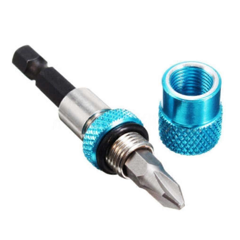 Magnetic Bit Screwdriver Holder, 1Pc Adjustable QuickRelease, 1/4 Hex Shank, Drywall Screw Bit Holder Drill Screw Tool