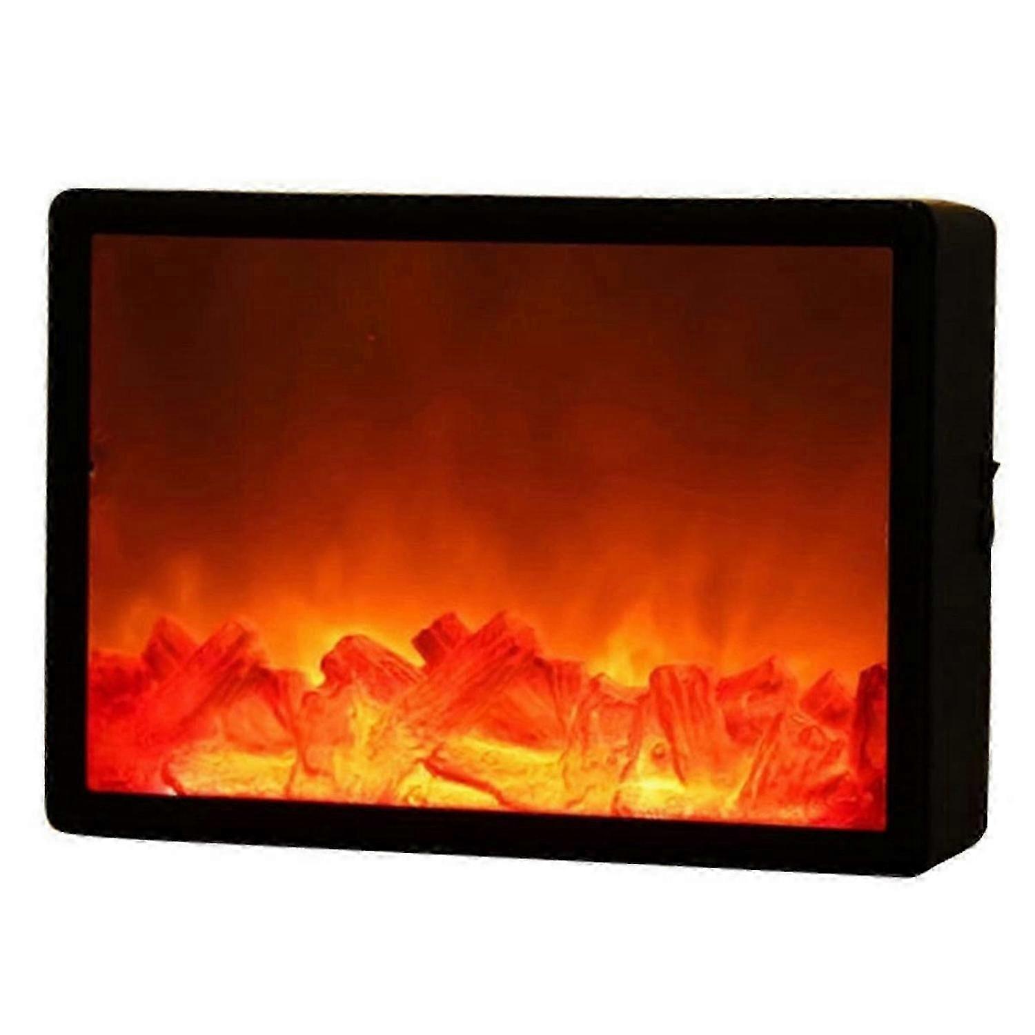 LED Fireplace Light with Realistic Flame Effect for Home Decor