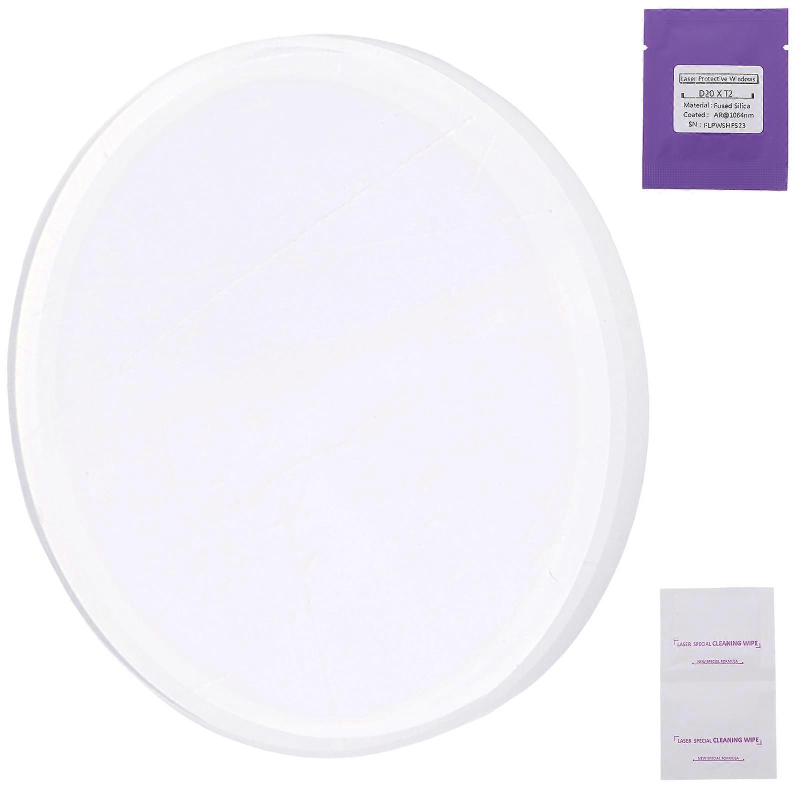 Clear Protective Lens Quartz for Protection Use Round Coated Lens