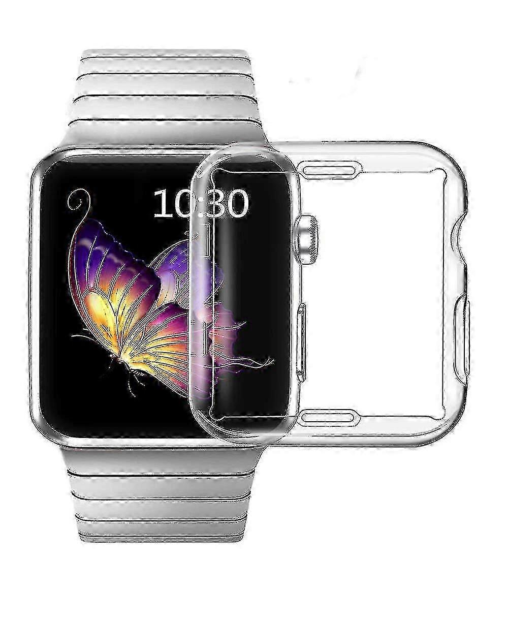 Clear Ultra-thin Screen Protector Case Compatible With Iwatch Series