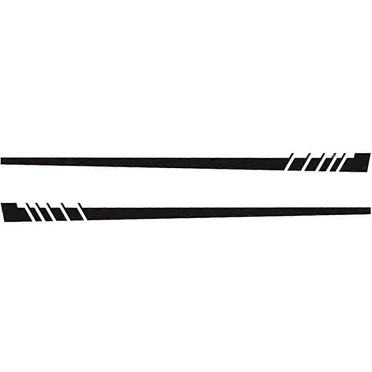 For 2 Pcsset D854 Stripe Pattern Car Modified Decorative Sticker