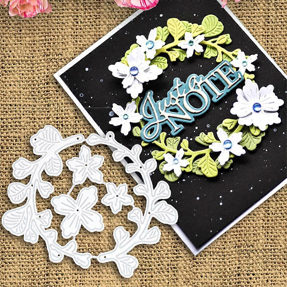 1PC Flowers Circle Metal Cutting Dies Die-cut Crafts Stencil Tool for DlY Handmade Scrapbook Cards