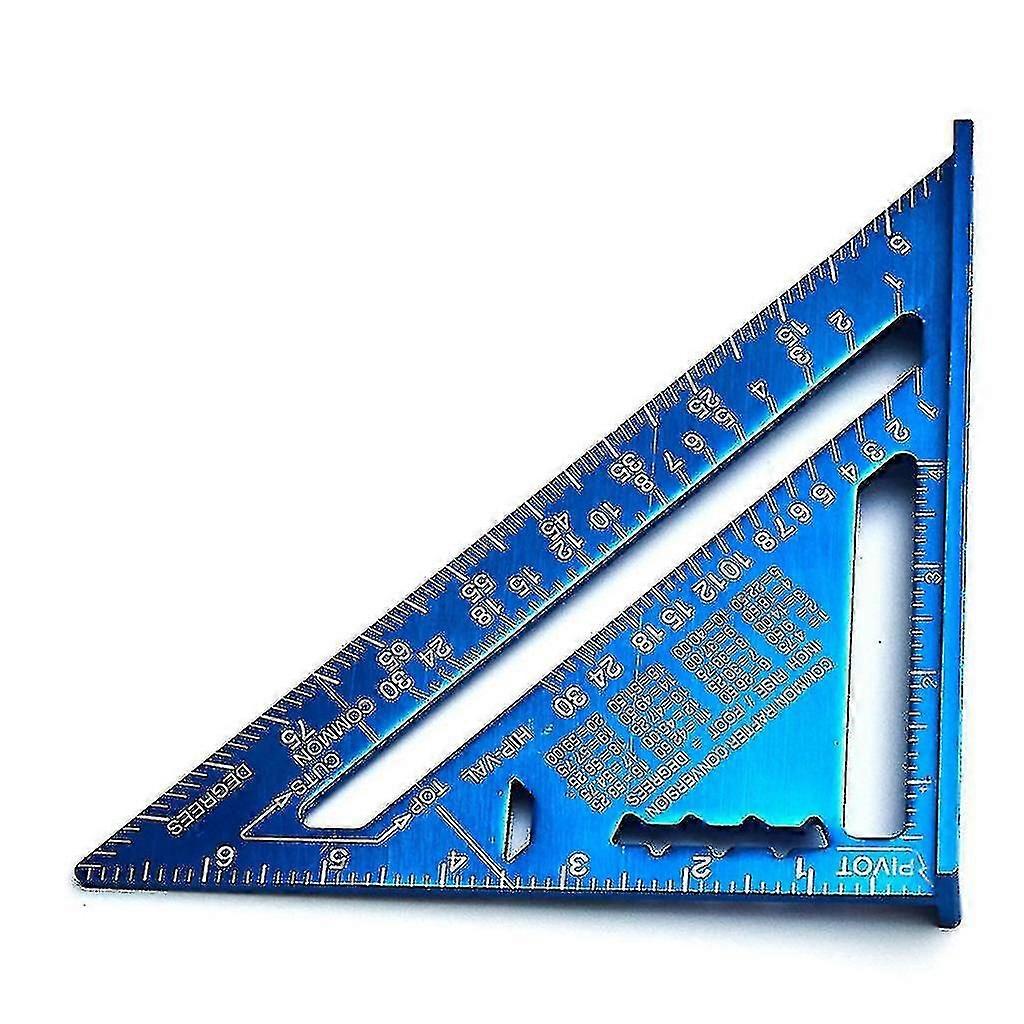 Aluminum Alloy Triangle Ruler Woodworking Punctuation Marking Gauge Measuring
