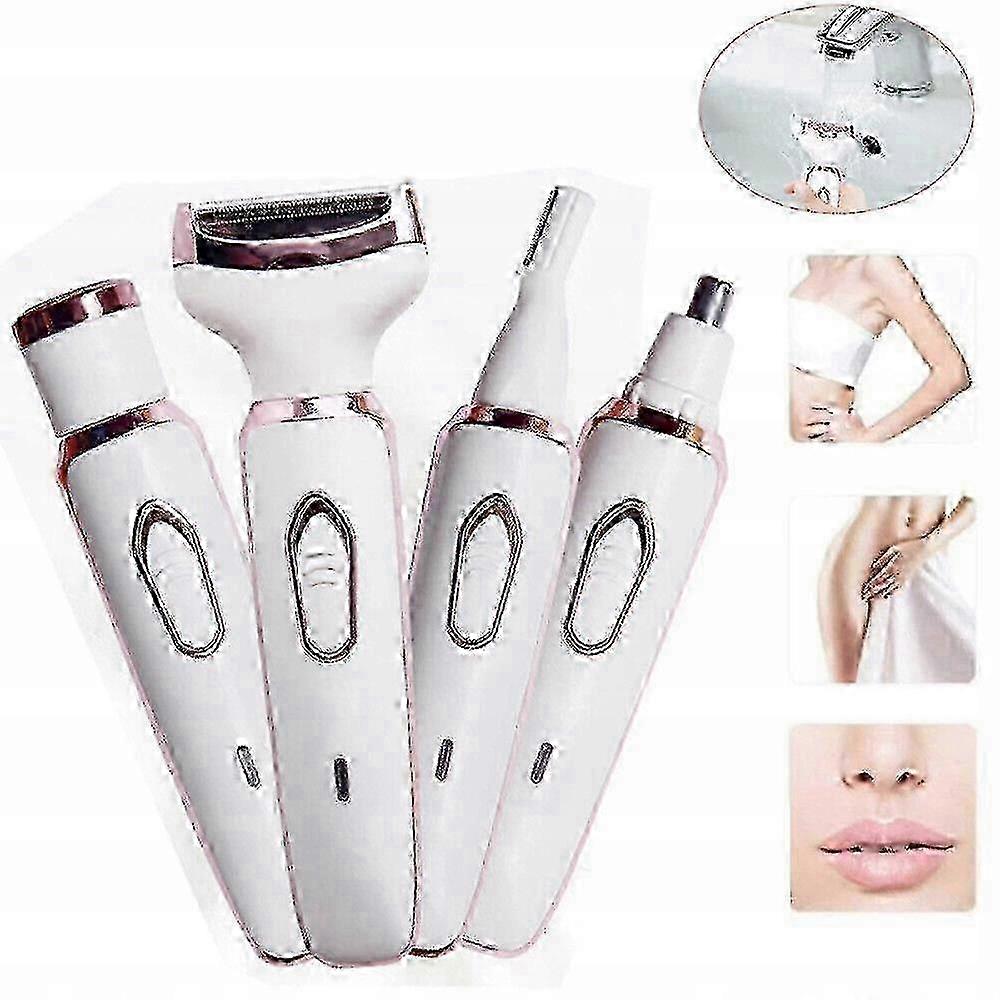 Ladies' Sharer Epilator Trimmer Body Razor Bikini Legs Armpits 4in1 Usb Cs