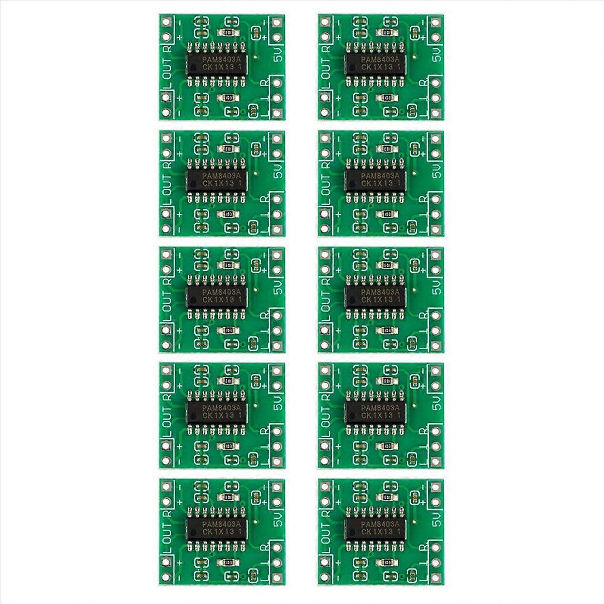 10 PCS PAM8403 Module Super Mini Digital Amplifier Board