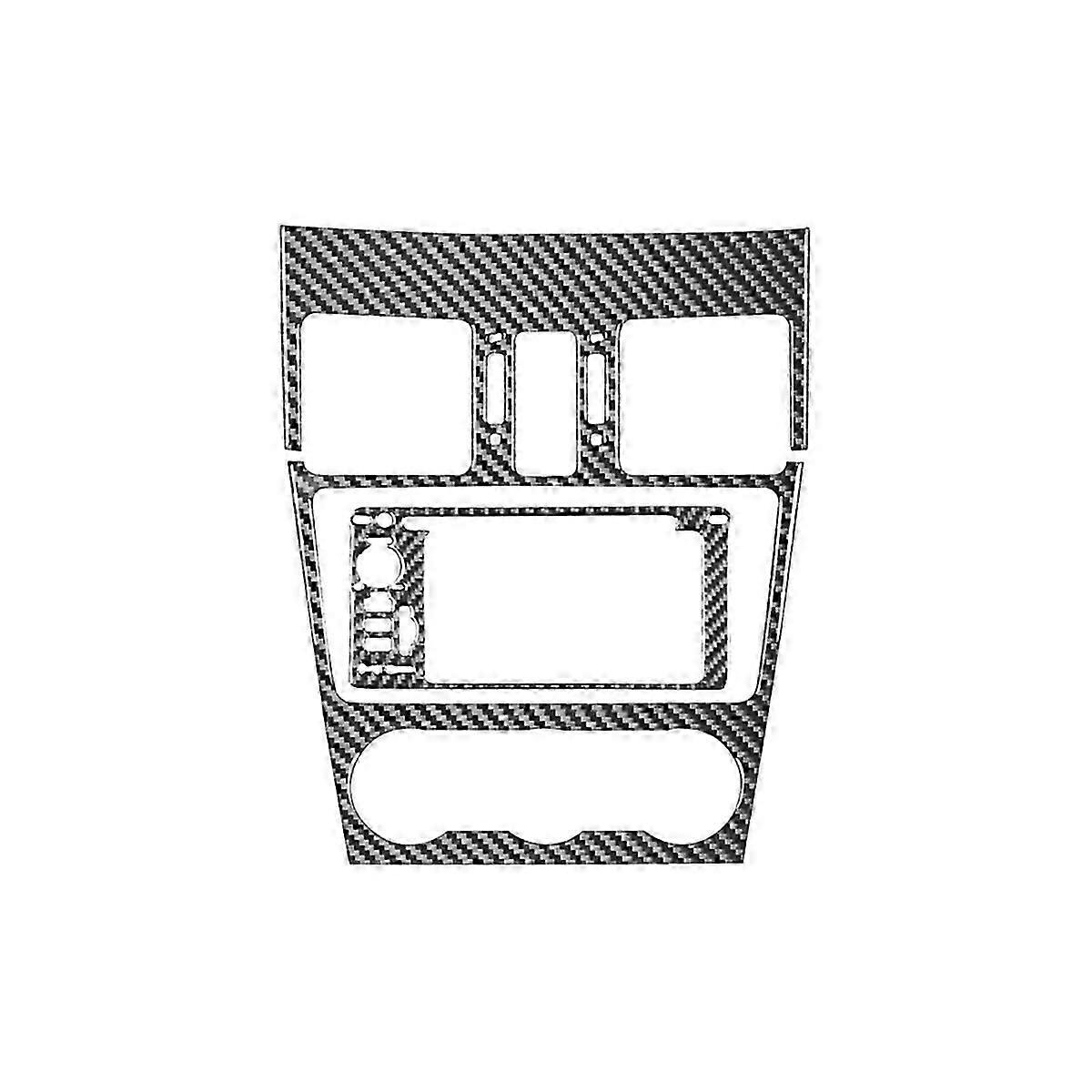 Carbon Fiber for 2012-2016 XV Crosstrek 2013-2017 Center Console AC Navigation Panel Trim Kit Access