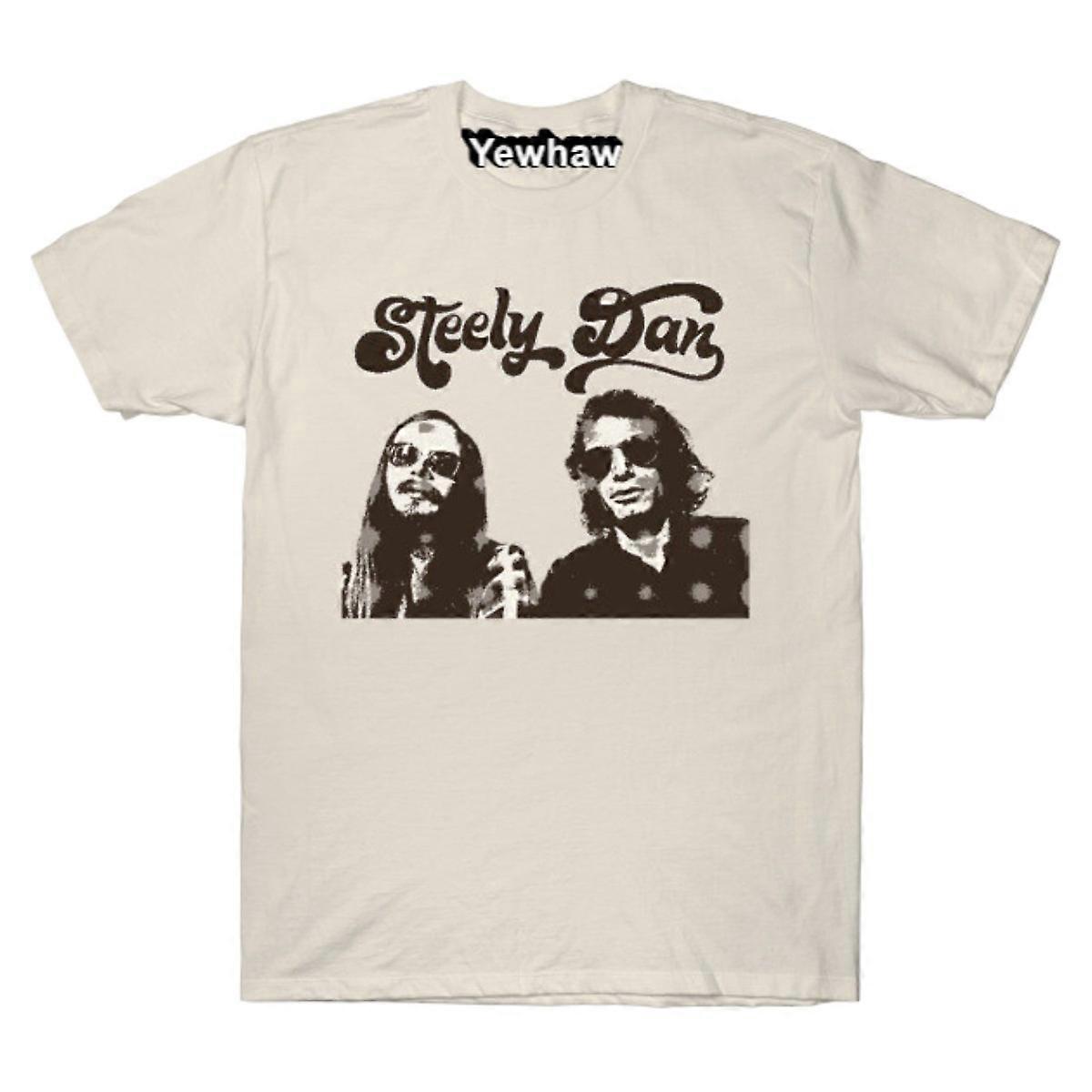 Retro Style Steely Dan Fan Art Design T-shirt
