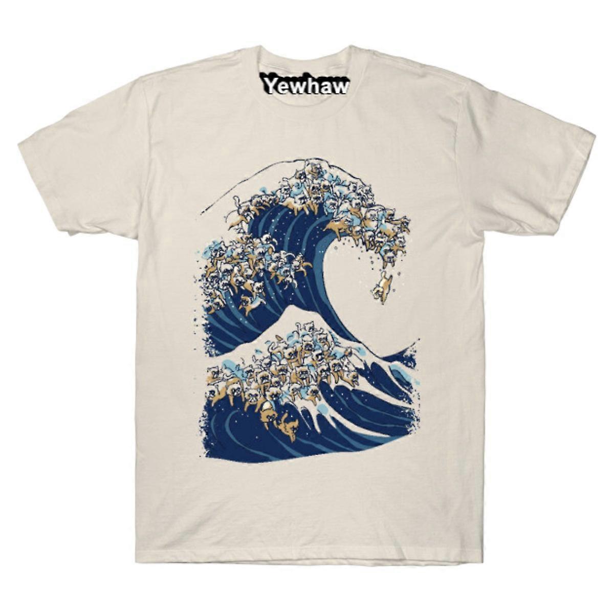 La Grande Onda del Gatto T-shirt