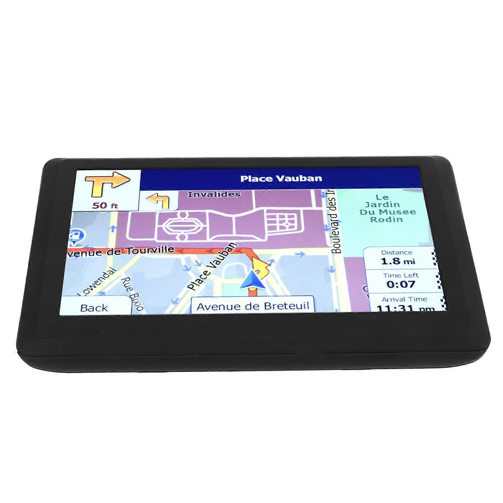 Universal Car Navigator 5in Touch Screen GPS Navigation DDR256M 8G MP3 FM Europe Map for Truck Bus 