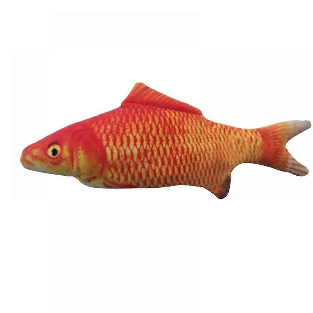 RubrumRosa Fish Cat Toy, Interactive Fish Cat Toys,USB Charging Dancing Fish Cat Toy, Cat Kicker Fish Toy Can Chew and Kick,Reducing Stress for Cats