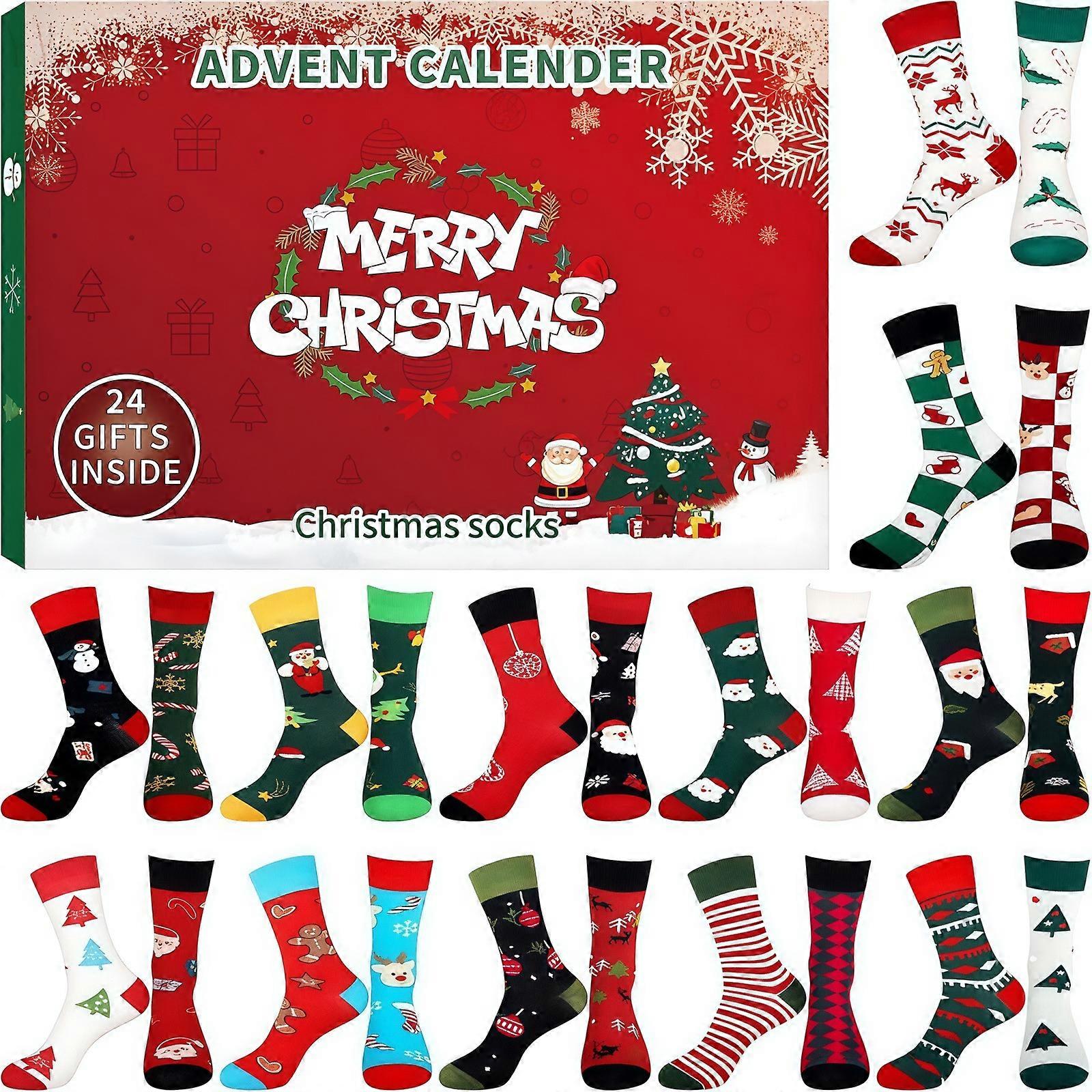 2025-2026 Advent Calendar 2025 Sock Advent Calendar Boys Advent Calendar