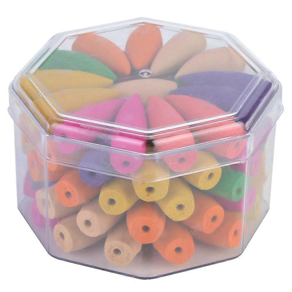 Backflow Tower Shape Agilawood Incense Cone with Natural Raw Material (7 Smells Mixed)