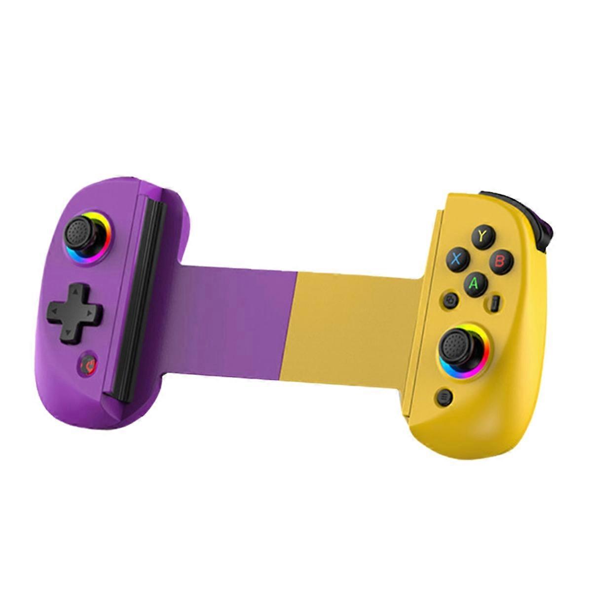 D8 Telescopic Gamepad Controller Joystick 6- Gyro Vibration Bluetooth 5.2 for Android IOS Switch Orange