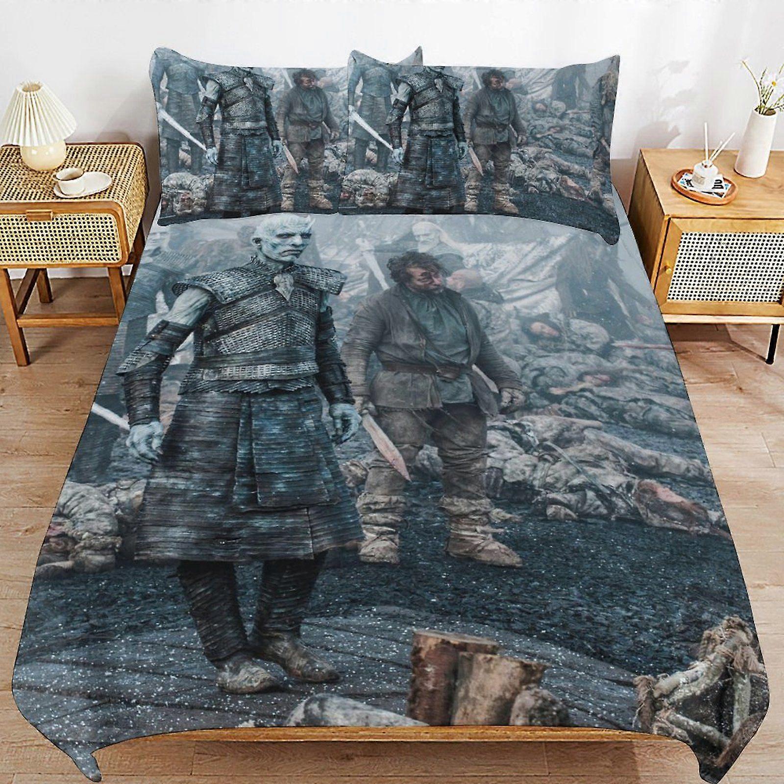 u223 Game of Thrones Consistent Comfort Durable Thread Weave Soft Zipper Duvet Cover Sets Machine Wash Safe n223