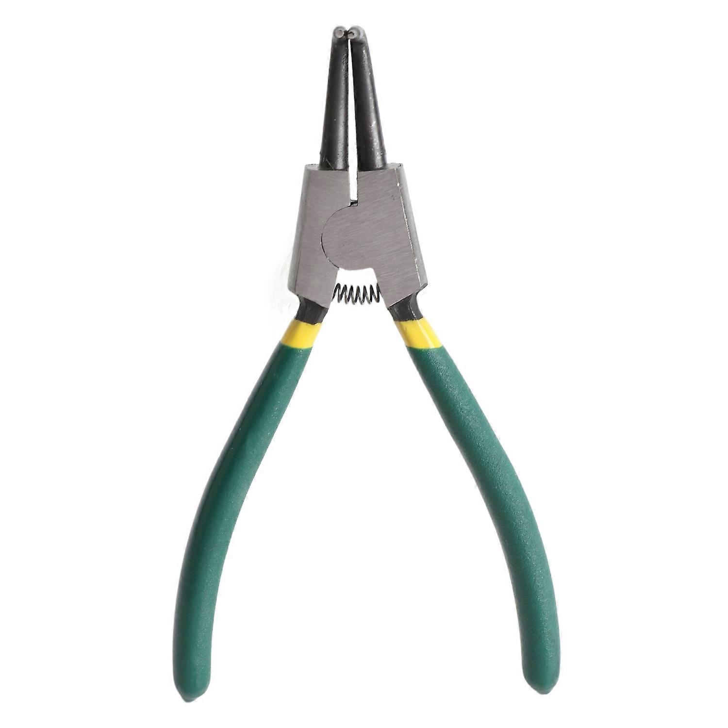 Snap Ring Pliers Spring Loaded Handle Circlip Plier External Bent Clip Tool Hand Tool