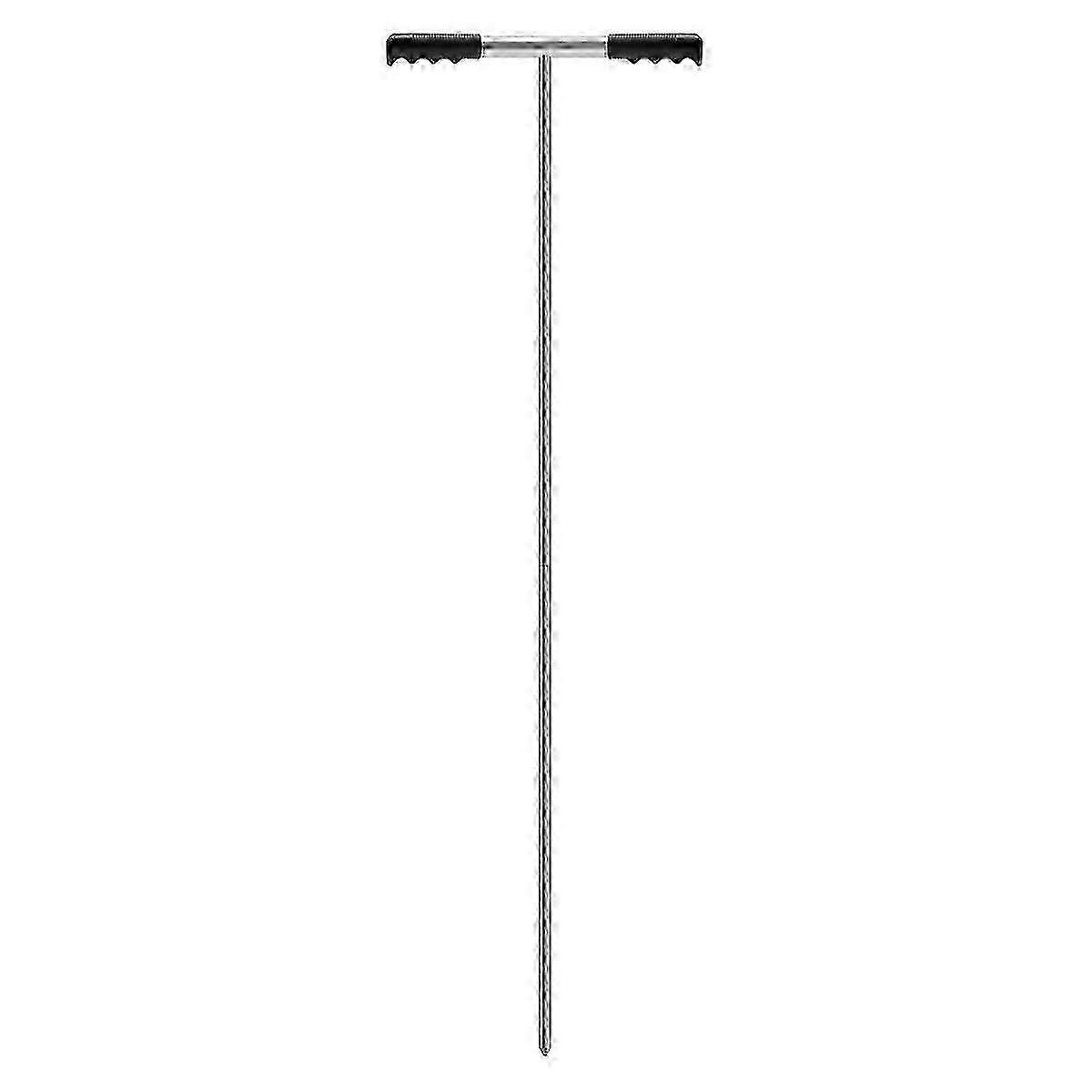 Soil Probe Rod, 32-48 Inch Adjustable Ground Probe Tool with T-Handle for Locating Underground Pipes, Water Lines