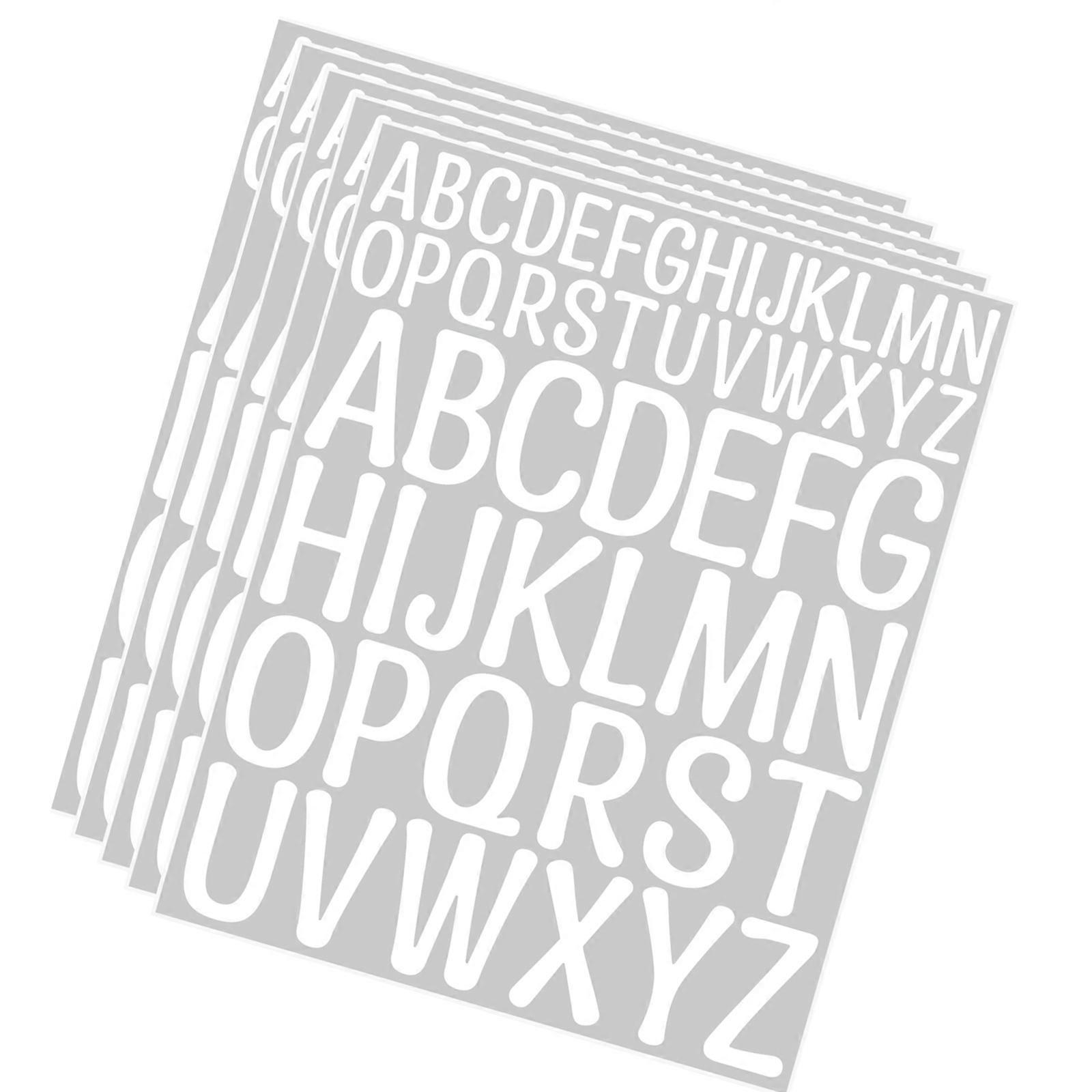 5 coli Scrisoare Autocolant Decorativ Autocolant Scrisoare Autocolant Recompensă Autocolant Alfabete Autocolant Etichetă Decorativă Autocolant F5