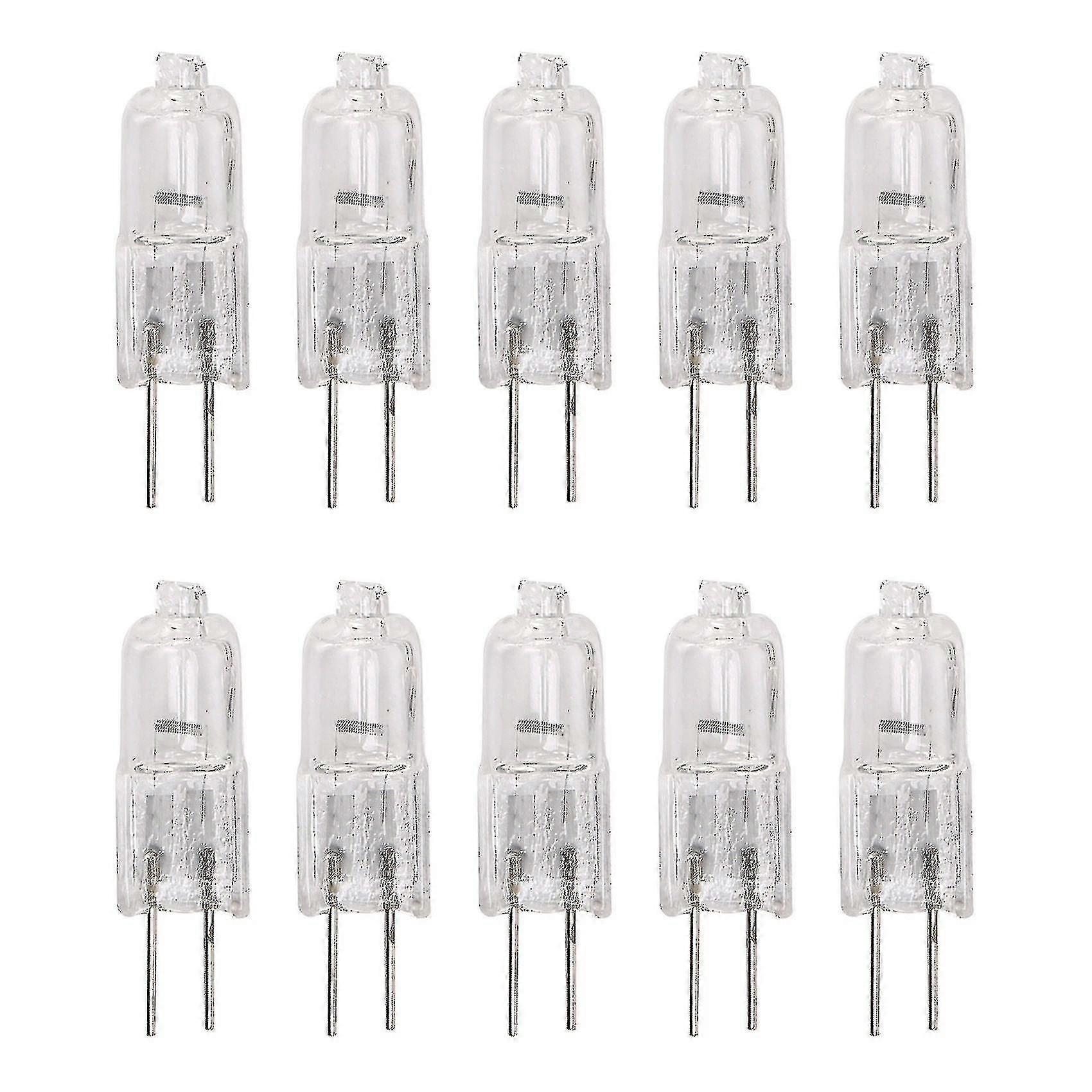 10 x G4 halogenlamper 10w varm hvit