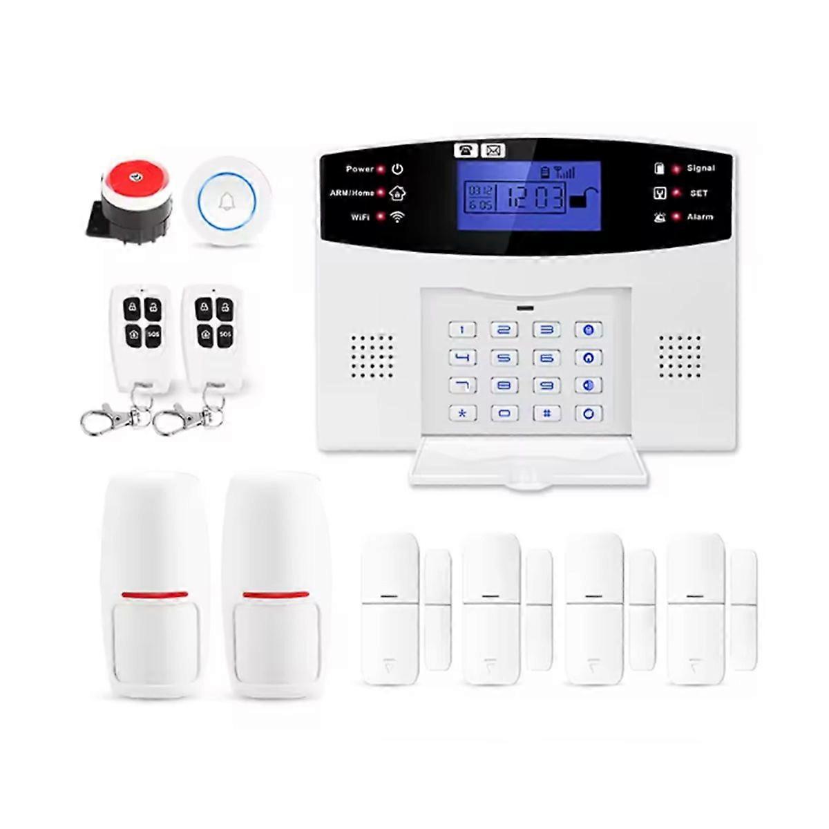 Smart Tuya 4G+Wifi Home Security Alarm System Smart Life App