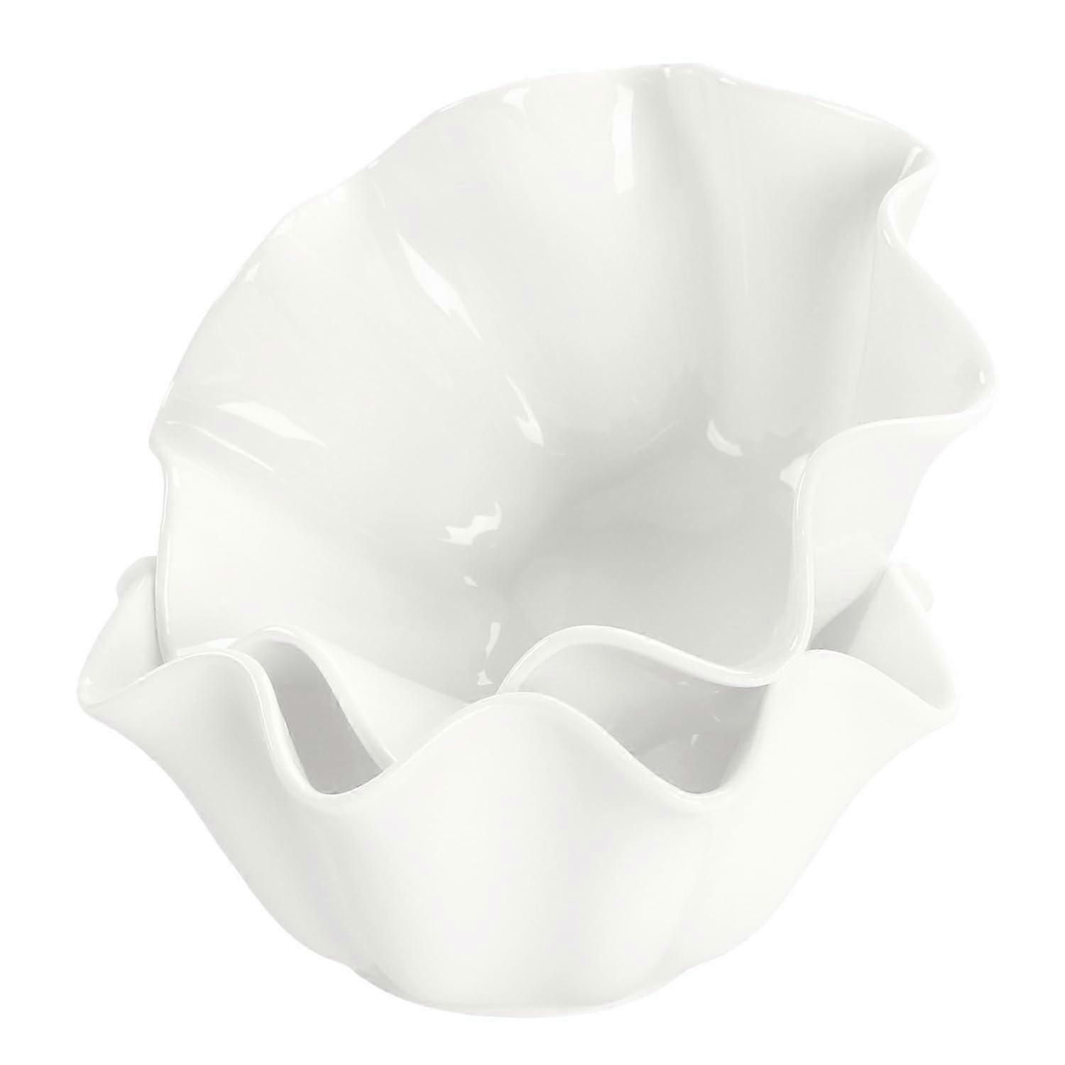 2 Set Large Bowls for Entertaining Dinner 7 Inch